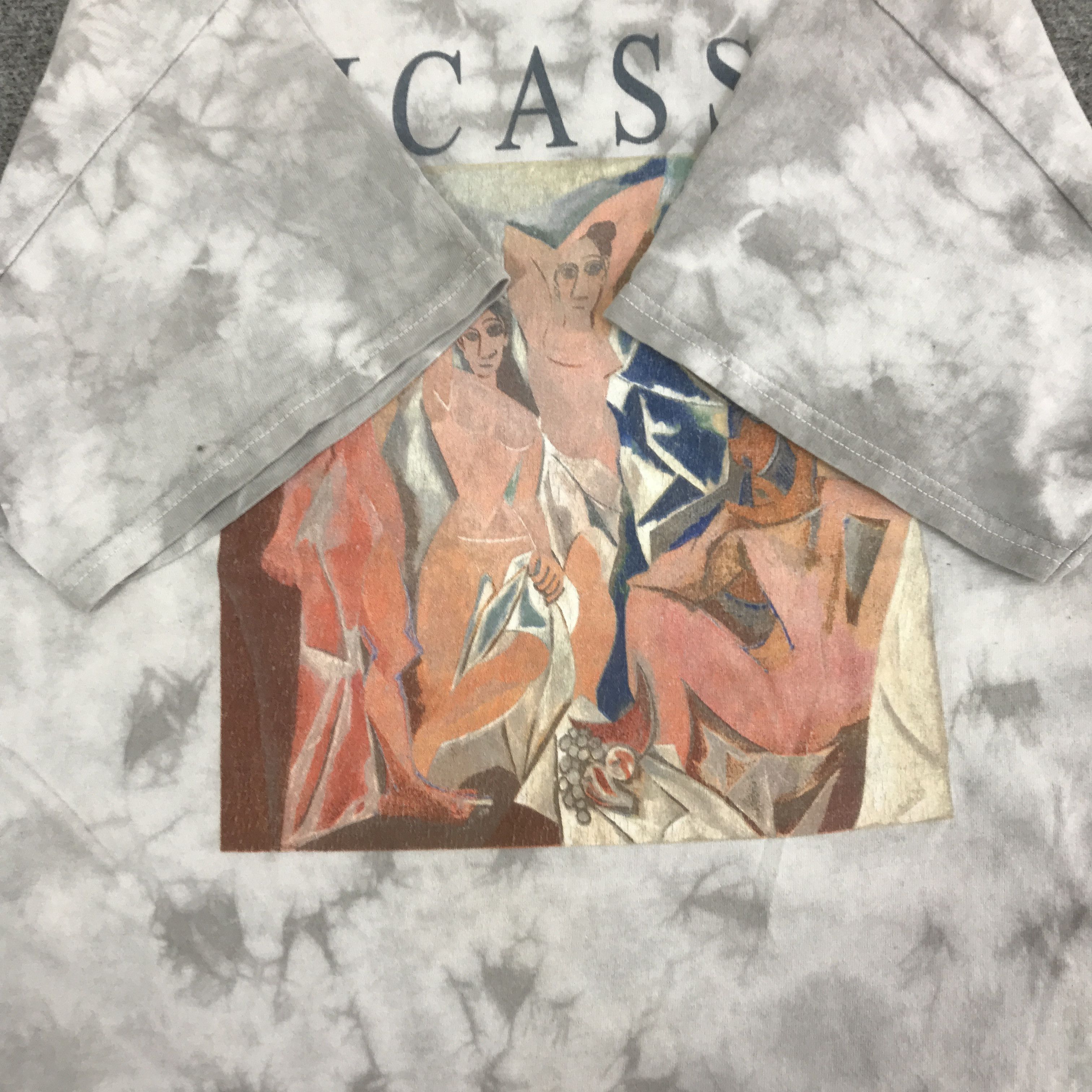 Japanese Brand Y2K PICASSO RARE DESIGN ART T-SHIRT K117B20 Size US L / EU 52-54 / 3 - 5 Thumbnail