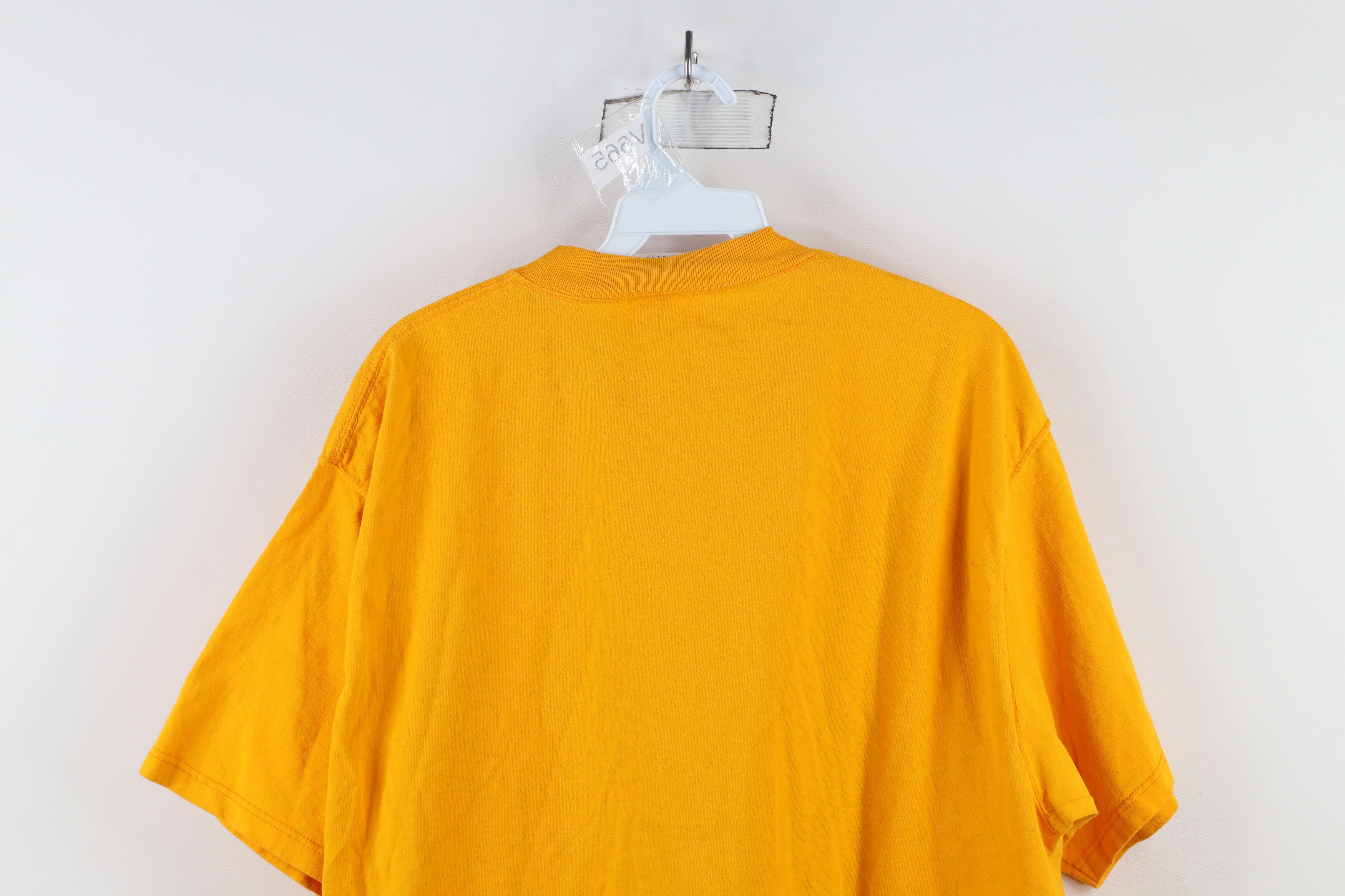 Vintage Vintage 90s Streetwear Short Sleeve T-Shirt Gold Yellow USA Size US XL / EU 56 / 4 - 10 Thumbnail