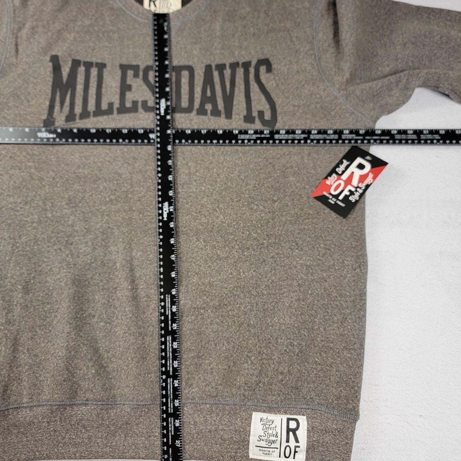 Roots Of Flight Roots Of Fight Miles Davis Sweatshirt Mens 2XL Crewneck Jazz Size US XXL / EU 58 / 5 - 6 Thumbnail