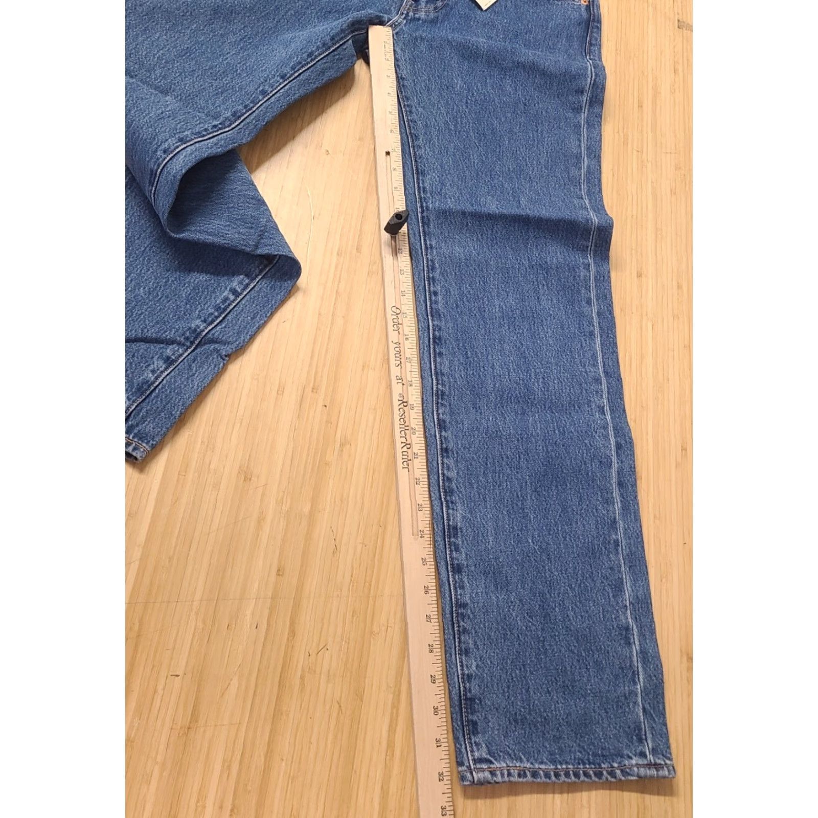 Levi's LEVI'S 505 Denim Jeans Stranger Things Straight Mens 31x32 Blue Regular Size US 31 - 6 Thumbnail