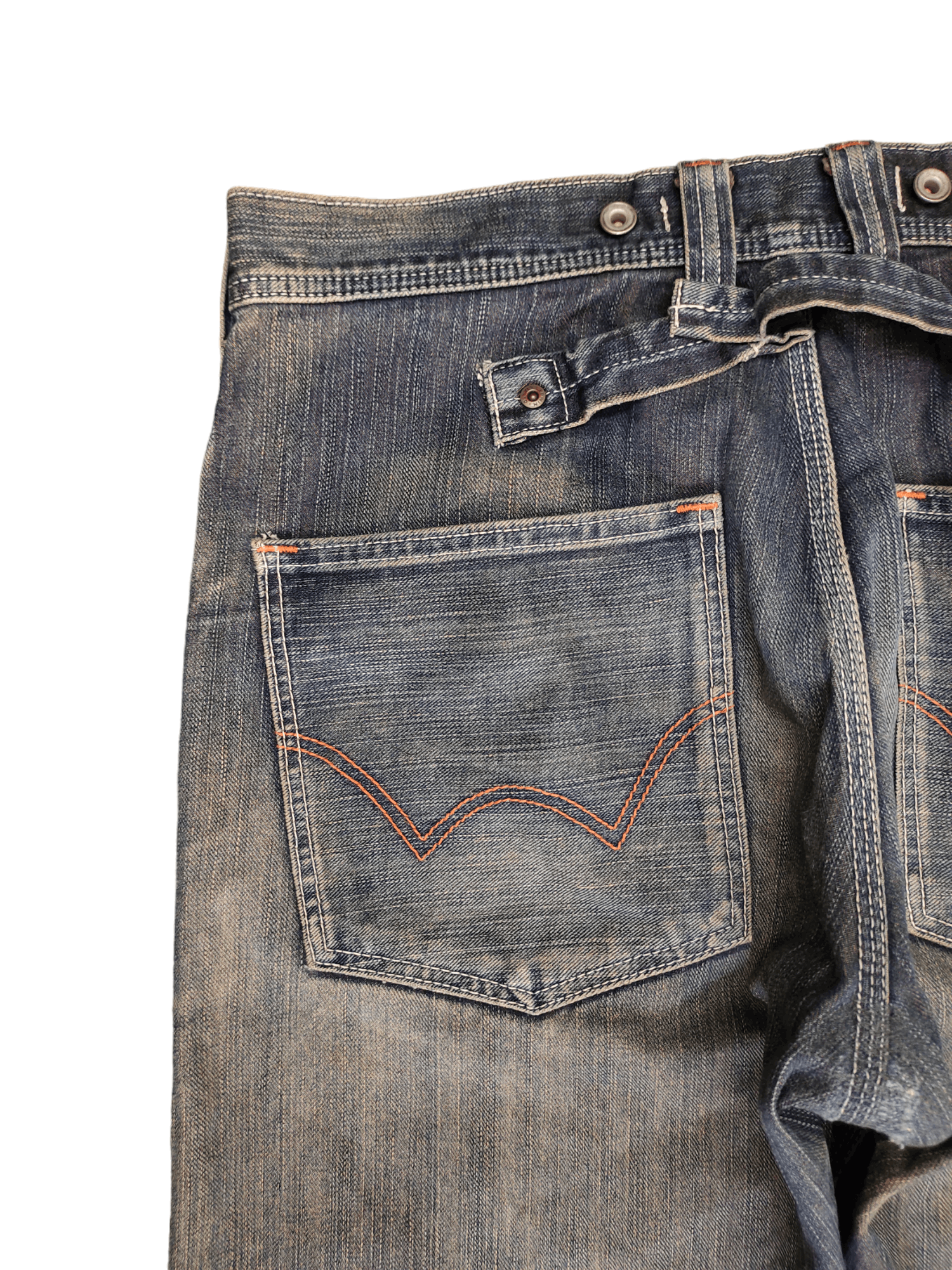 Edwin Vintage 90s Edwin Japan Carpenter Loose Denim Jeans Size US 31 - 4 Thumbnail