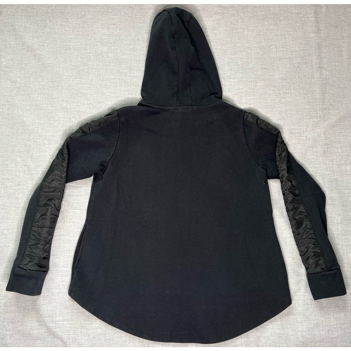 Nike Nike Mesh Sleeve Full Zip Hoodie Sweatshirt Medium Size US M / EU 48-50 / 2 - 2 Thumbnail