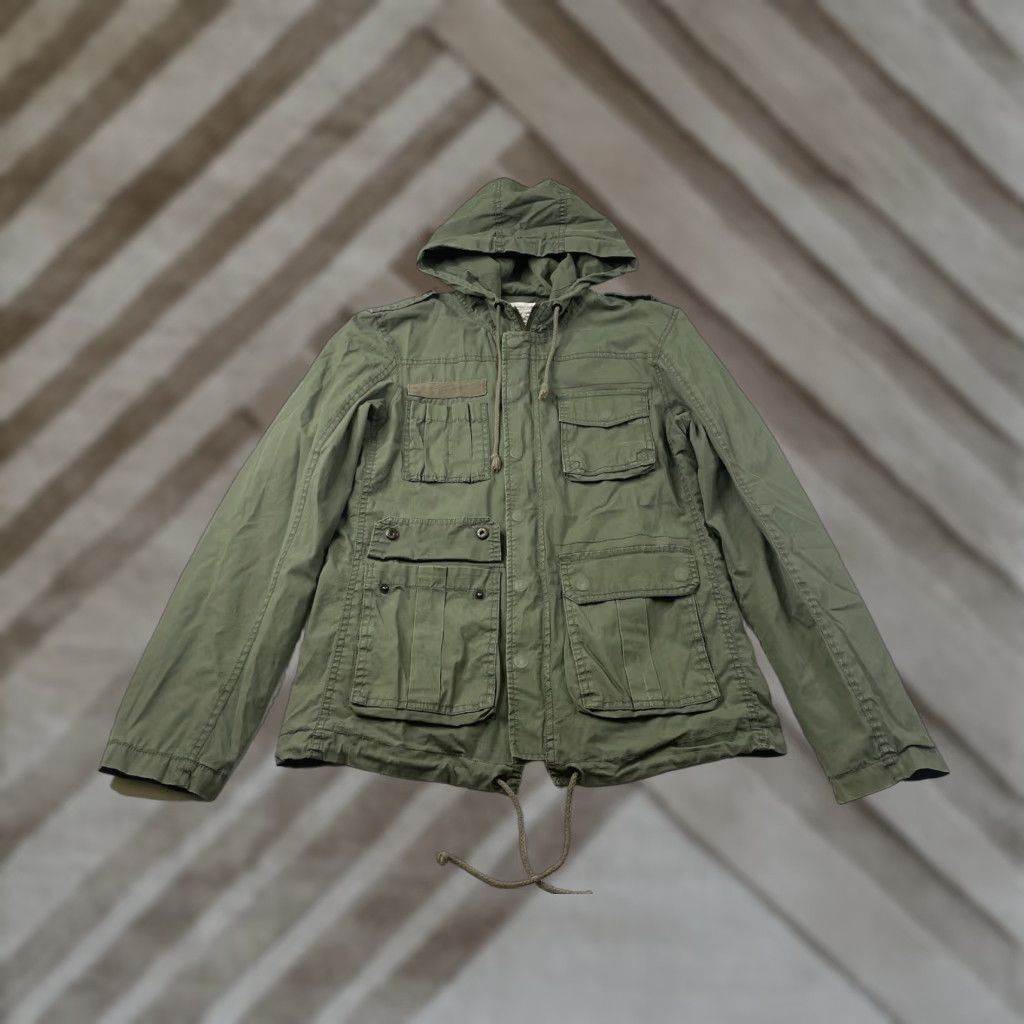 CO Kill City Womens Jacket Anorak Hooded Full Zip Green Medium Army Casual Jacket Women Size M / US 6-8 / IT 42-44 - 1 Thumbnail