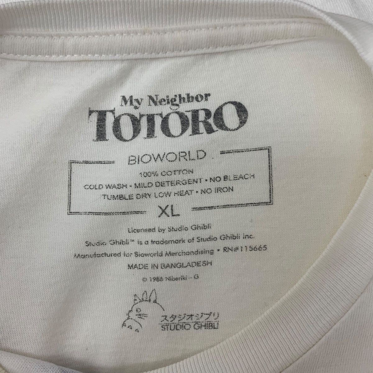 Anime × Japanese Brand MY NEIGHBOR TOTORO studio Ghibli anime tee Size US XL / EU 56 / 4 - 3 Thumbnail