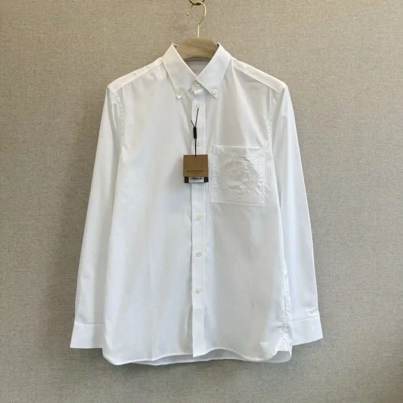 Burberry Burberry Logo Check Long Sleeve Shirt Size US M / EU 48-50 / 2 - 1 Thumbnail