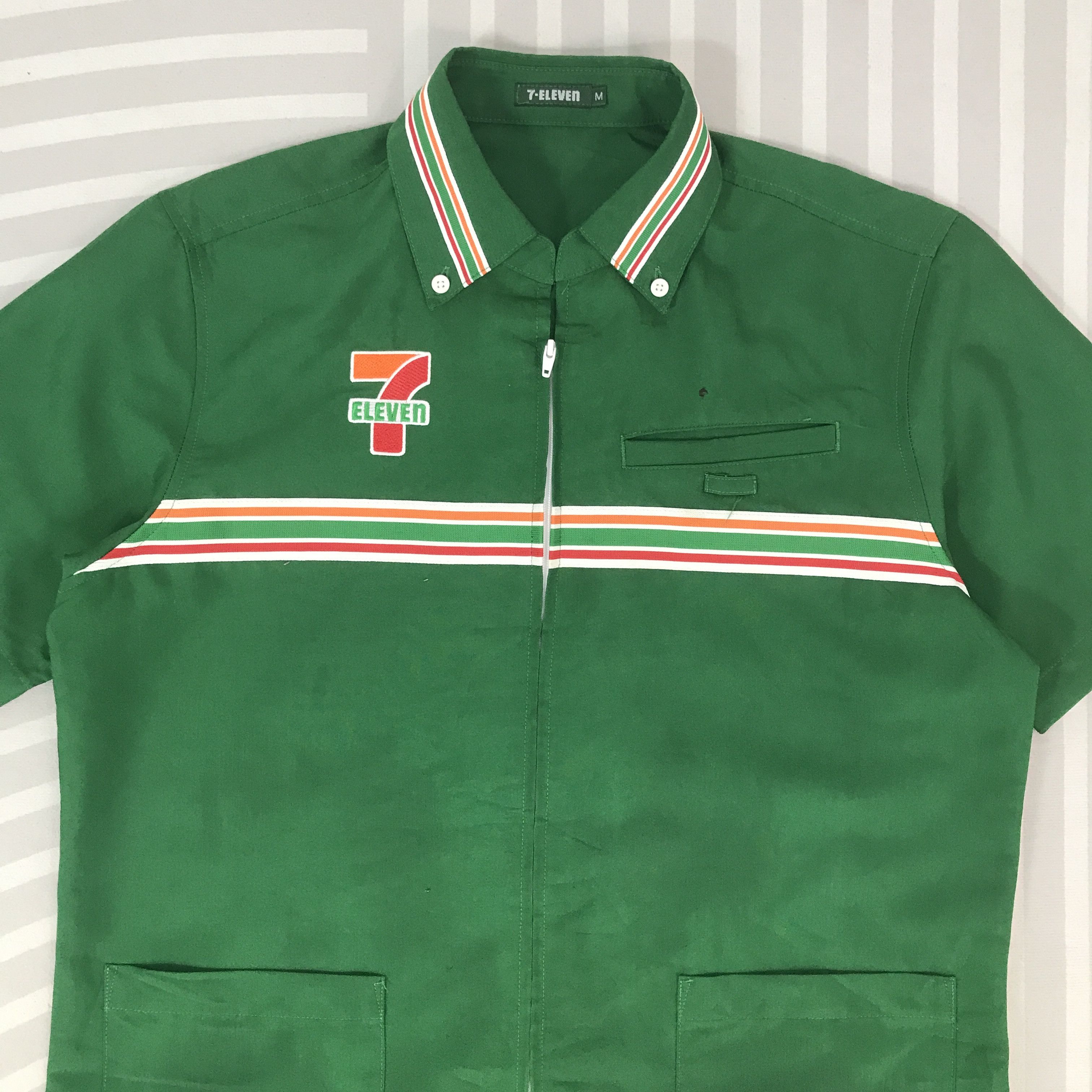 Japanese Brand Vintage 7-Eleven Japan Uniform shirt Jacket Size US M / EU 48-50 / 2 - 4 Thumbnail