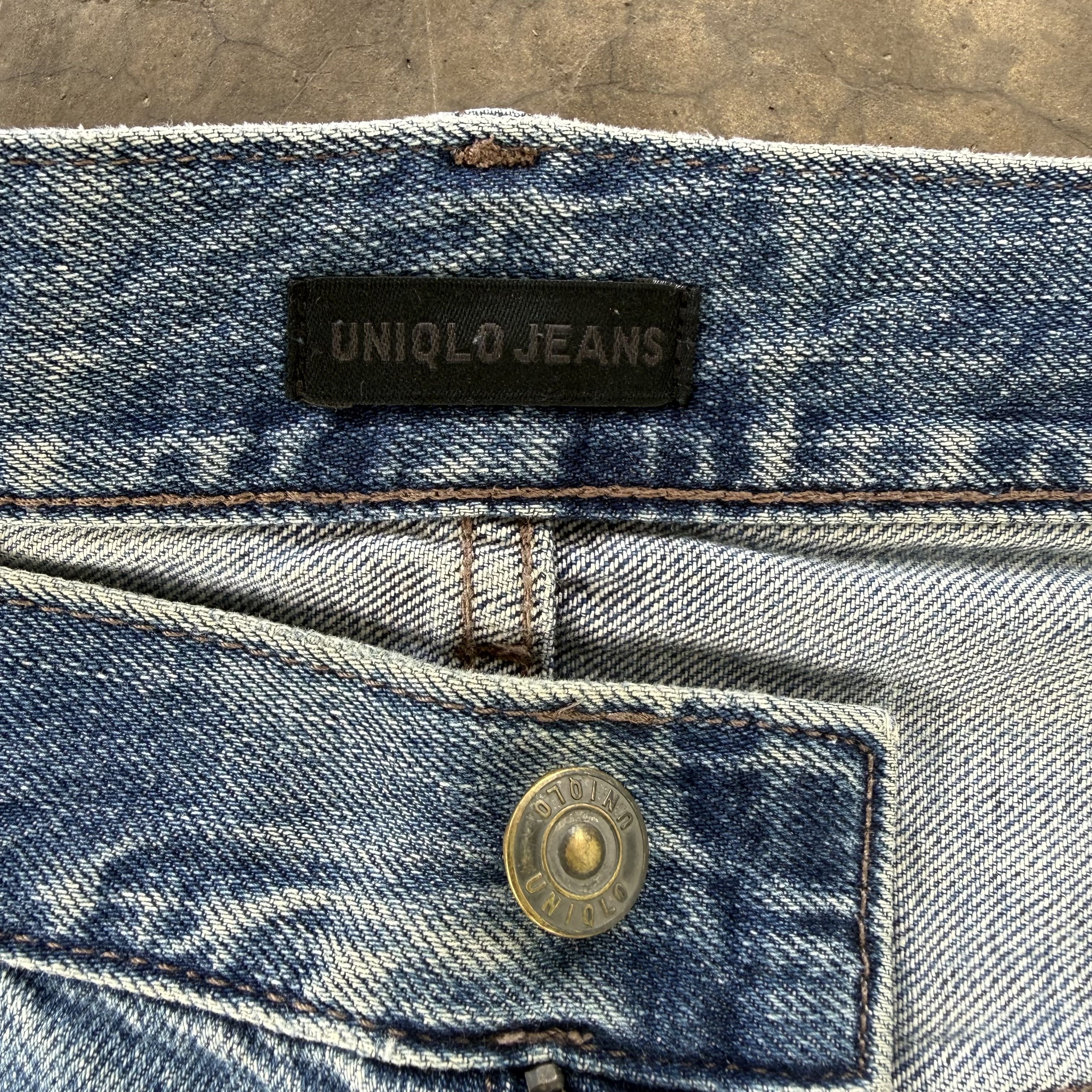 Japanese Brand Vintage Japanese Faded Mud Washer Denim Jean W38 Size US 38 / EU 54 - 11 Thumbnail