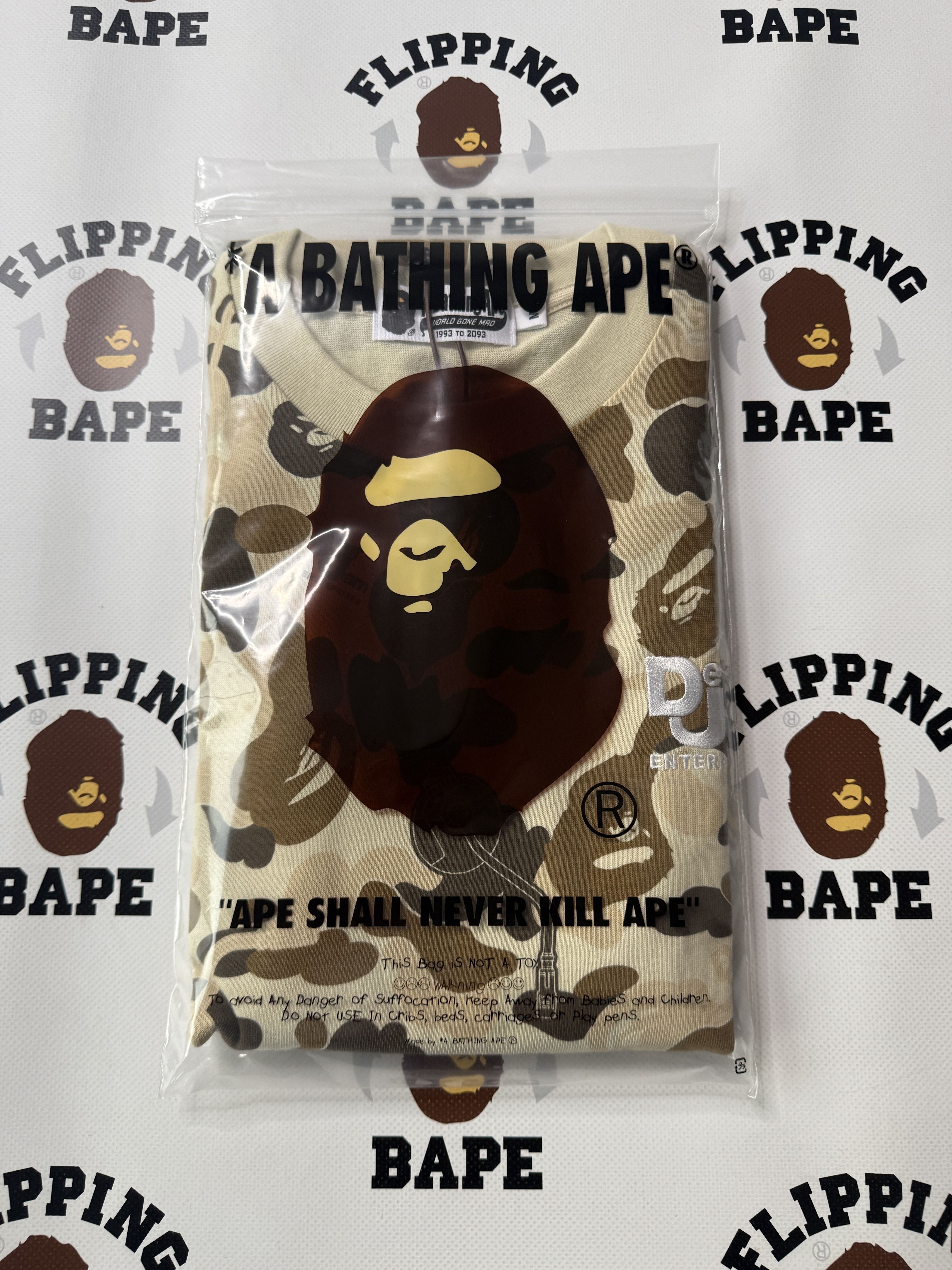 Bape BAPE X DEF JAM CAMO RELAXED FIT TEE Size US XL / EU 56 / 4 - 10 Thumbnail