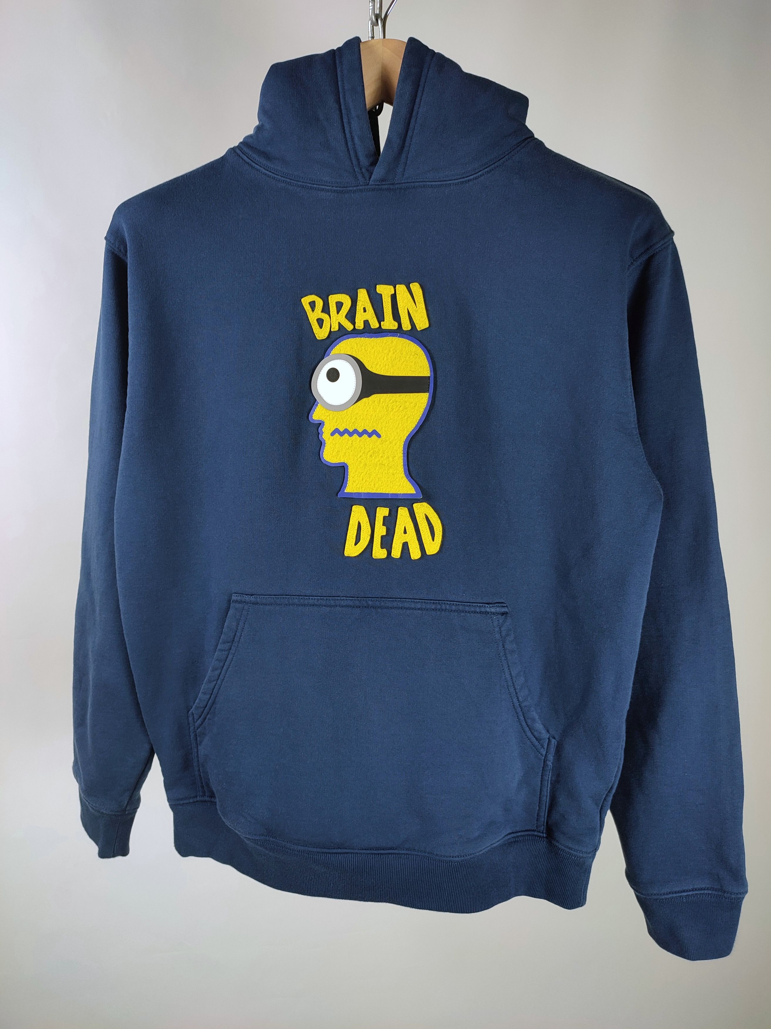 Brain Dead × Streetwear BRAIN DEAD X MINIONS BIG LOGO HOODIE | Grailed