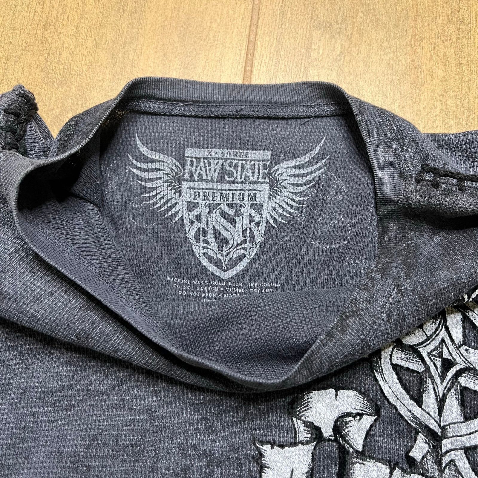 Raw State Raw State Premium Thermal Shirt Cross Y2K Long Sleeve XL Size US XL / EU 56 / 4 - 3 Thumbnail