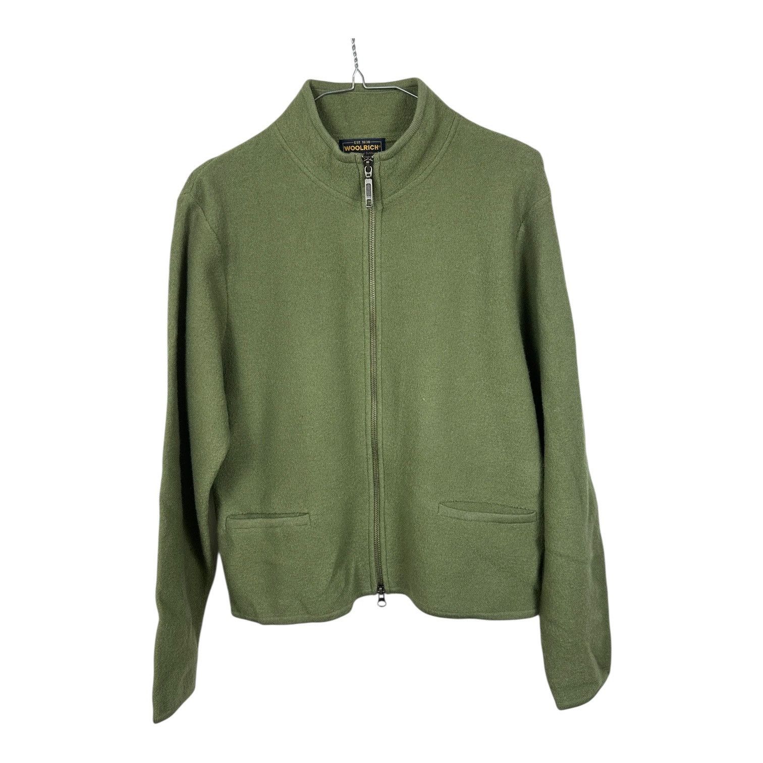 Woolrich Woolen Mills Woolrich Women’s Medium Green Full Zip Wool Jacket Coat Size M / US 6-8 / IT 42-44 - 1 Thumbnail