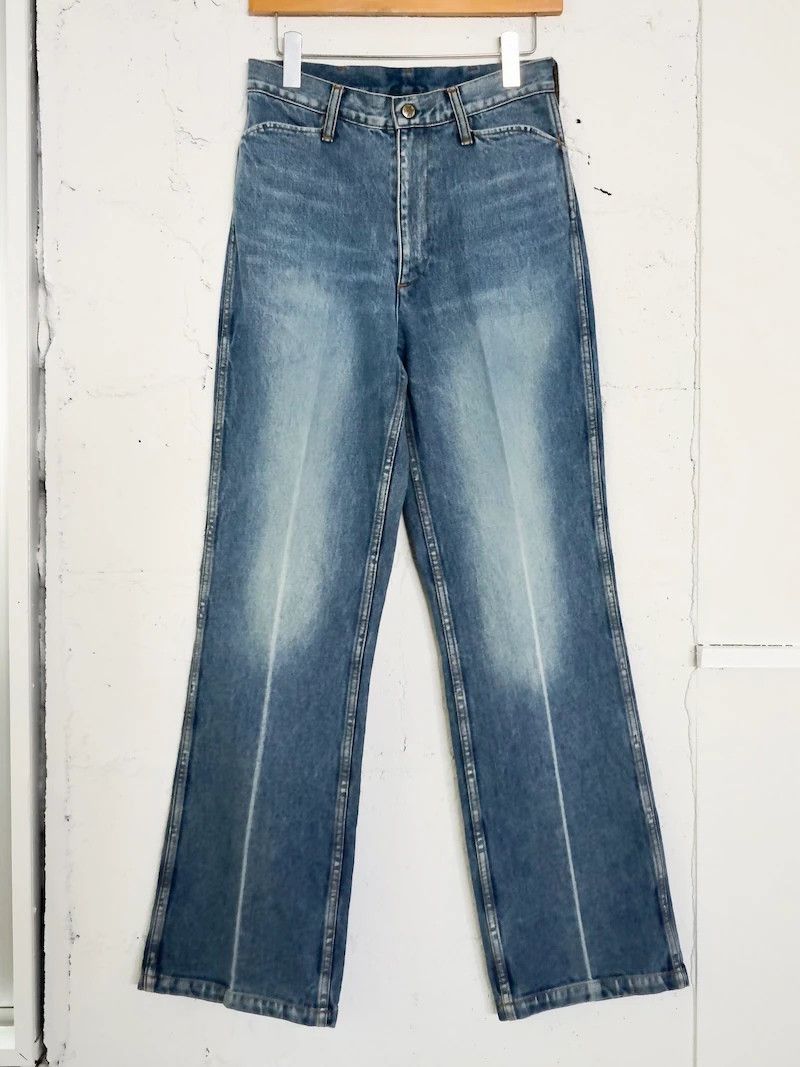 Kapital Kapital14oz Denim 5P Frisco Center Pleat jeans pants Size US 30 / EU 46 - 1 Thumbnail