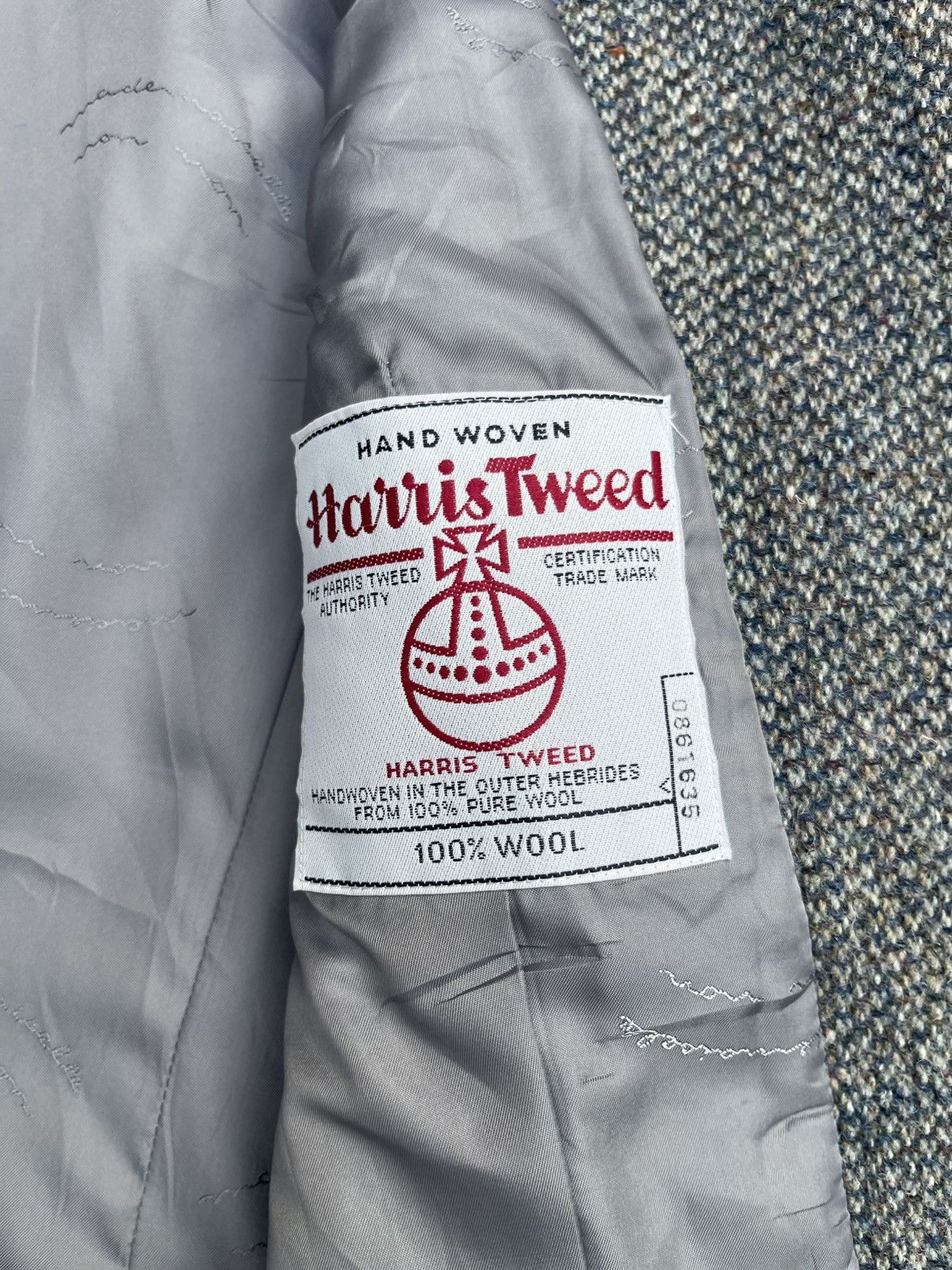 Designer × Harris Tweed × Japanese Brand Harris Tweed Mademoiselle Wool Jacket Size US S / EU 44-46 / 1 - 5 Thumbnail