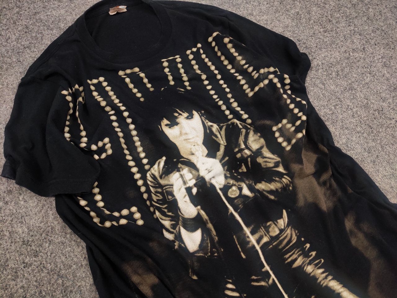 Vintage Vintage Elvis Presley all over print Black Shirt Size US M / EU 48-50 / 2 - 6 Thumbnail