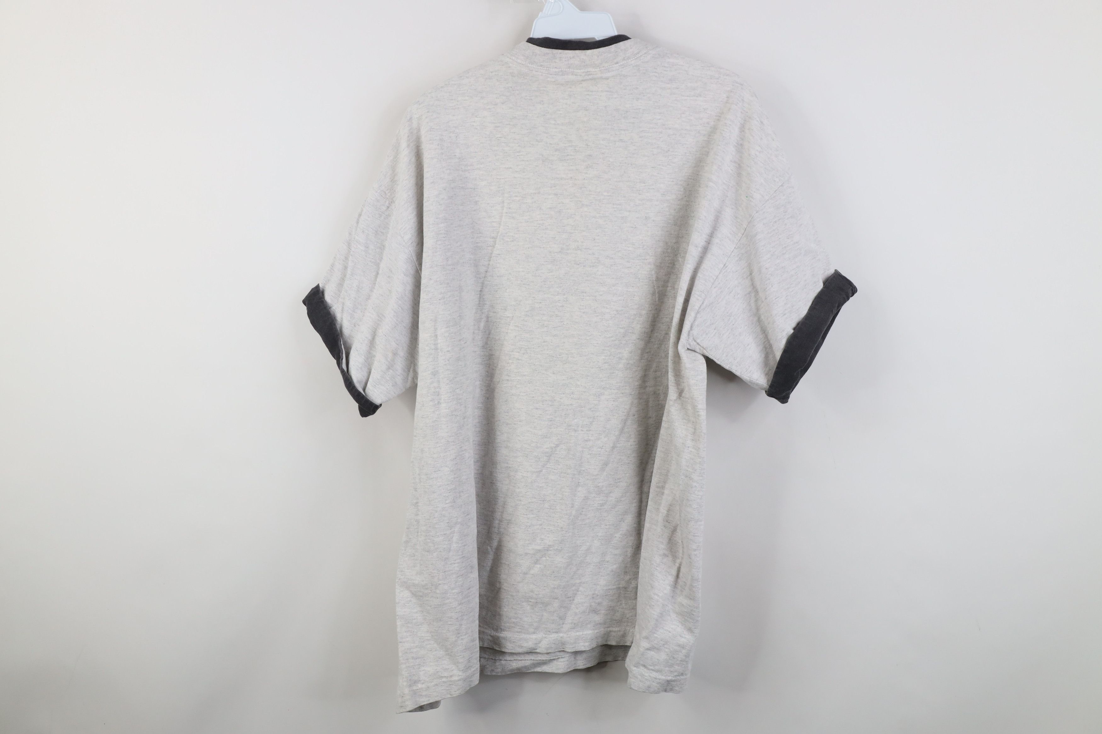 Vintage Vintage 90s Streetwear Spell Script Las Vegas T-Shirt Gray Size US L / EU 52-54 / 3 - 10 Thumbnail