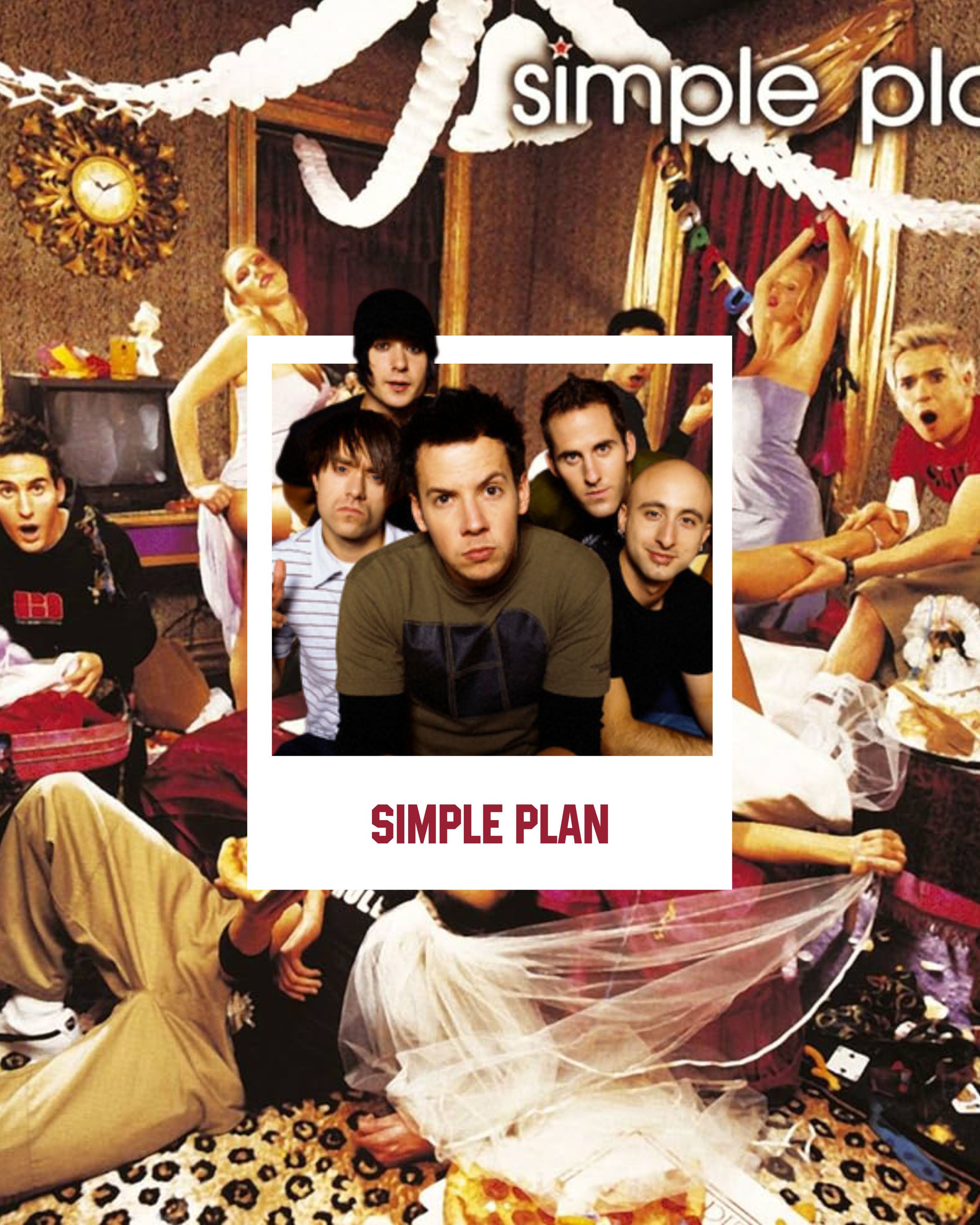 Band Tees Simple Plan Hard As Rock Europe Tour Tshirt Size US M / EU 48-50 / 2 - 8 Thumbnail