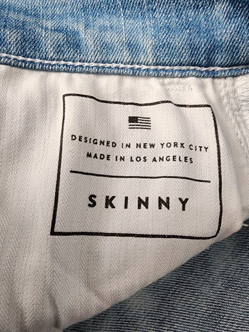 AYR AYR The Skinny Sea Opal Jeans 30 Cloud Core Retro Premium Size 30" / US 8 / IT 44 - 3 Thumbnail