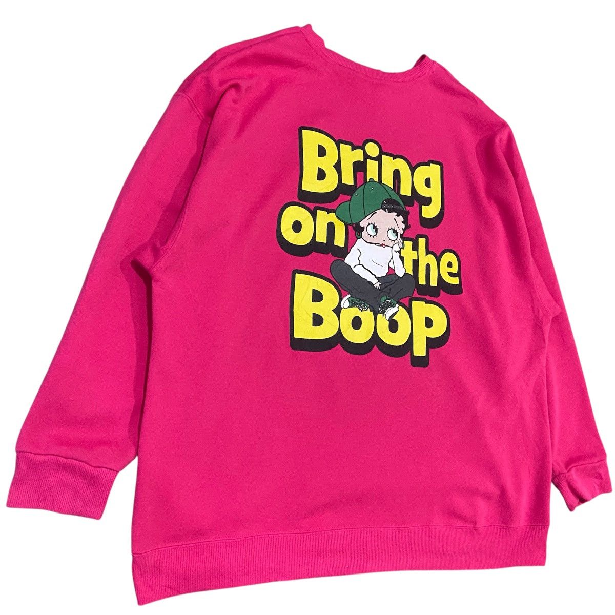 Anime VINTAGE 90s/Y2K Betty Boop Oversized Hot Pink Size US XXL / EU 58 / 5 - 4 Thumbnail