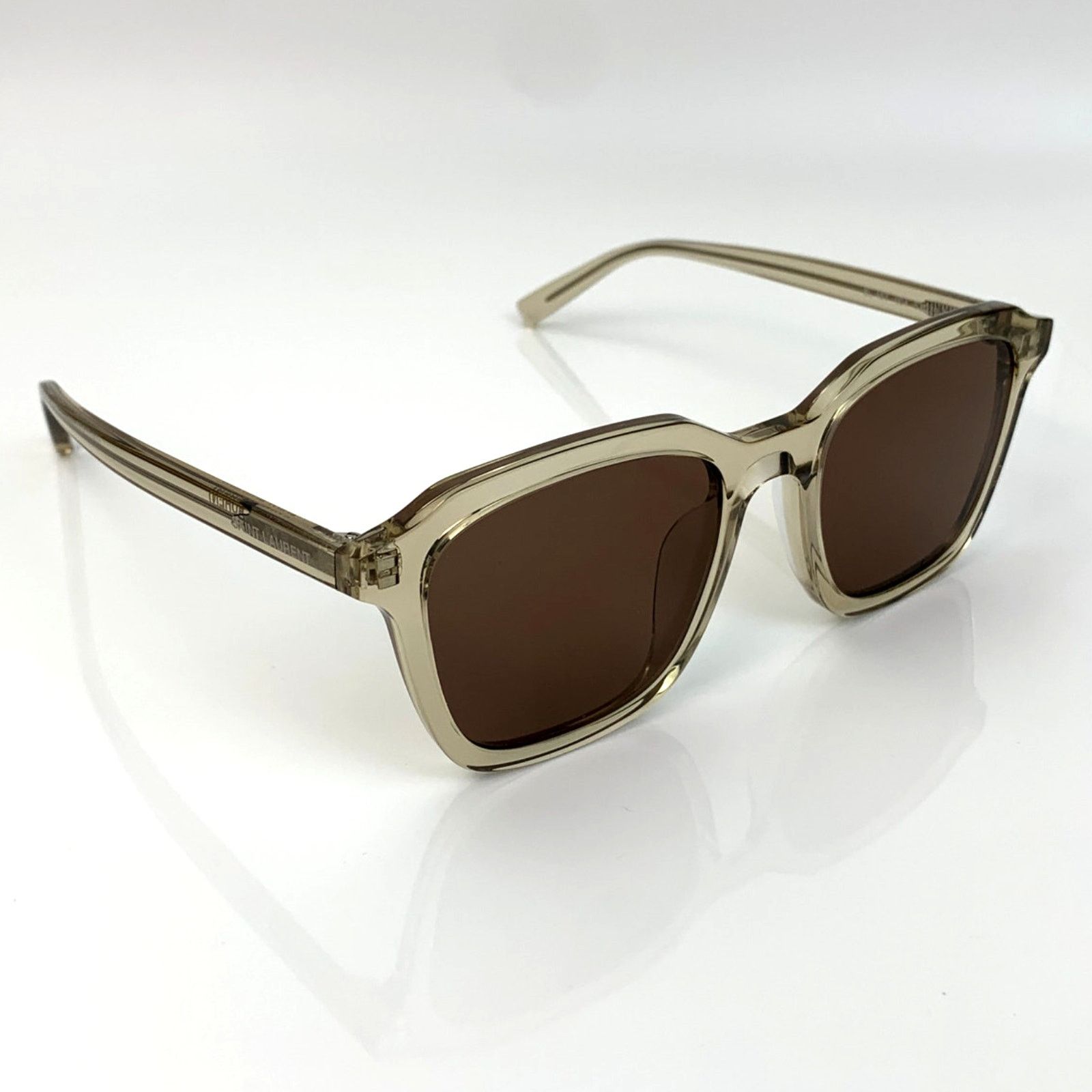 Yves Saint Laurent NEW YSL Sunglasses SL457 004 Yellow Brown Unisex Authentic Size ONE SIZE - 5 Thumbnail