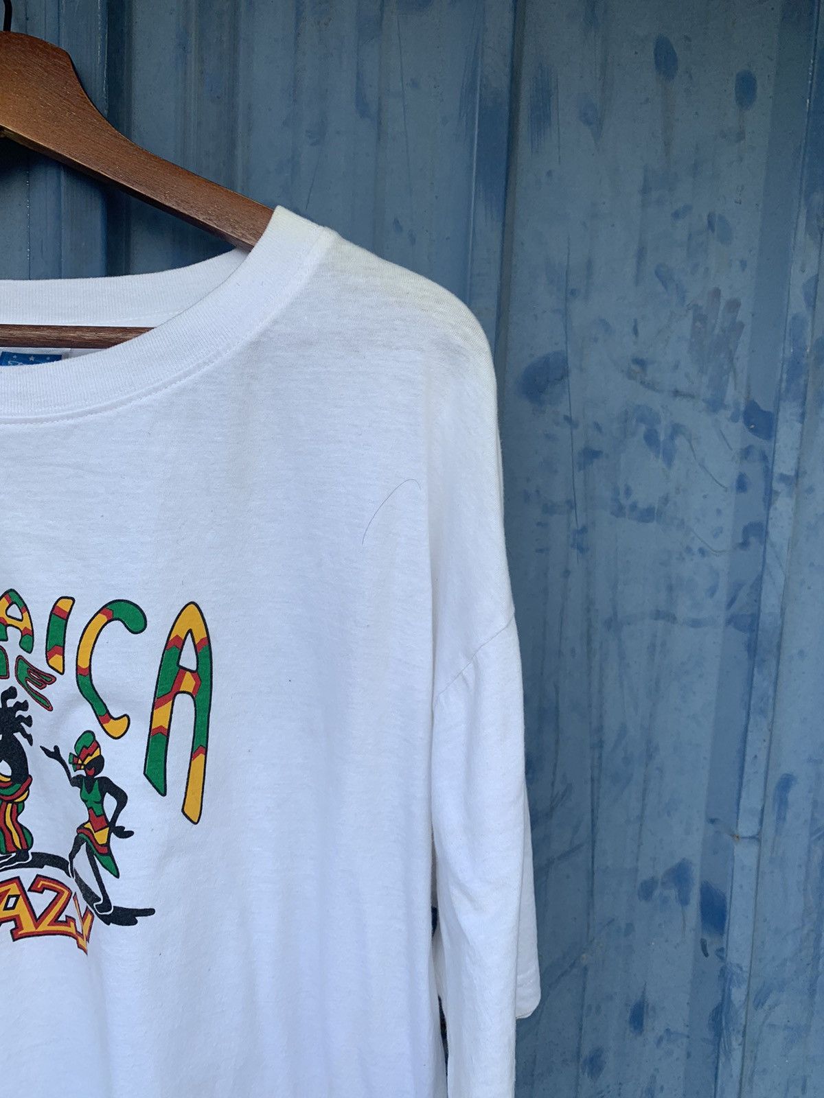 Vintage Vintage Jamaica Crazy Reggae Tee Size US XL / EU 56 / 4 - 6 Thumbnail