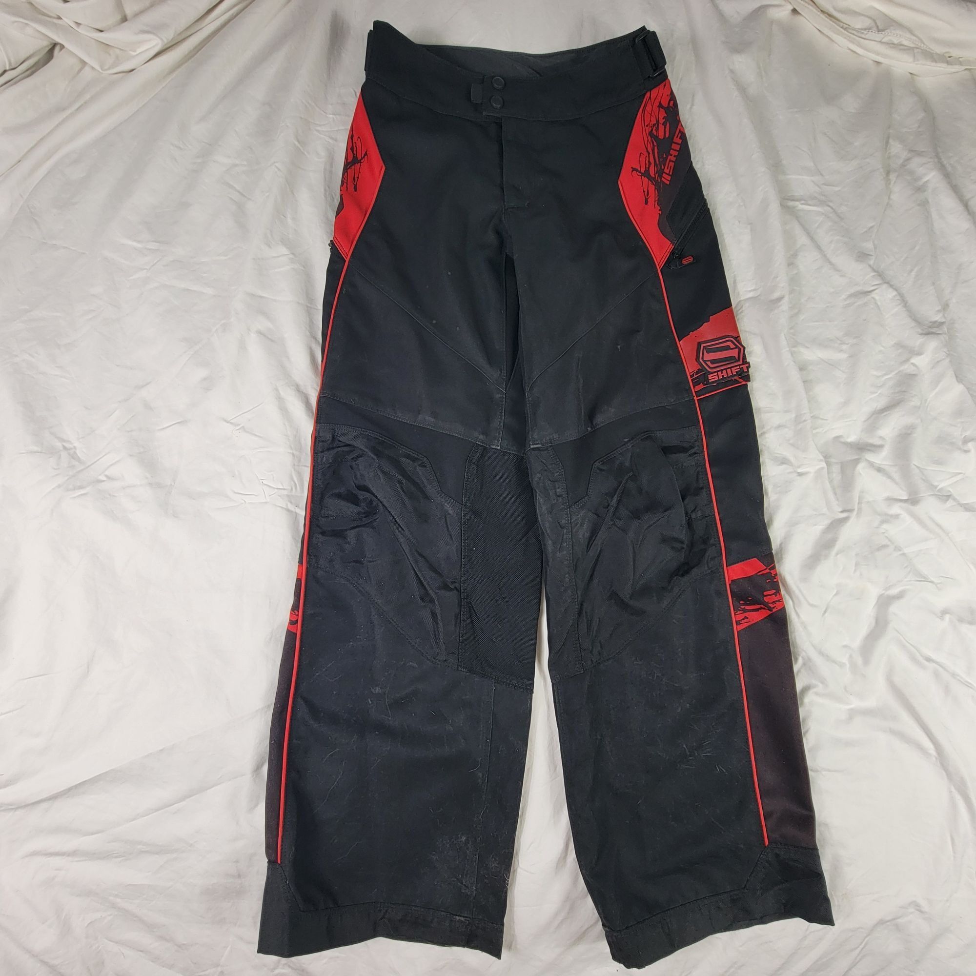 Other Shift Recon Mens 28 Black Red Recon Riding Pants Motorcycles Size US 28 / EU 44 - 1 Thumbnail