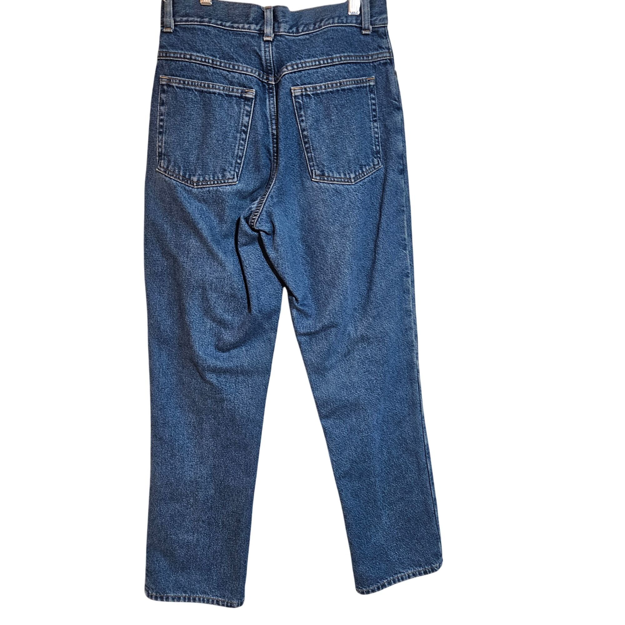 L.L. Bean L.L. Bean Women's high rise Lined Jeans Blue 8 MT Cabincore Size 30" / US 8 / IT 44 - 3 Thumbnail