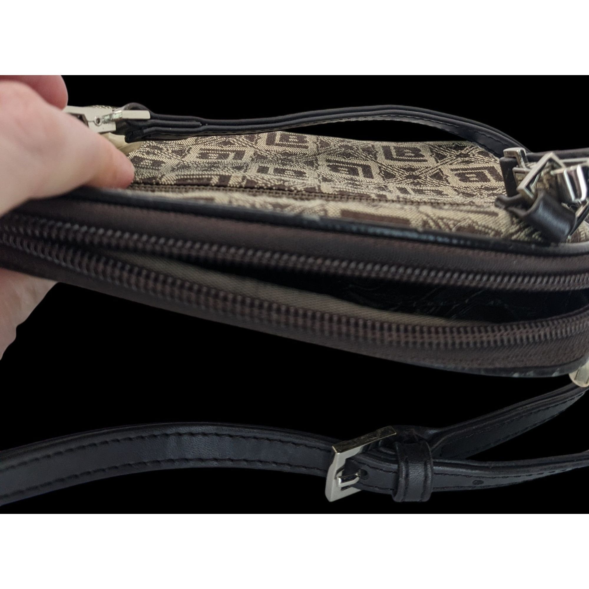 Other Le Belle Vintage Italian Crossbody Monogram Handbag Brown & Size ONE SIZE - 12 Thumbnail