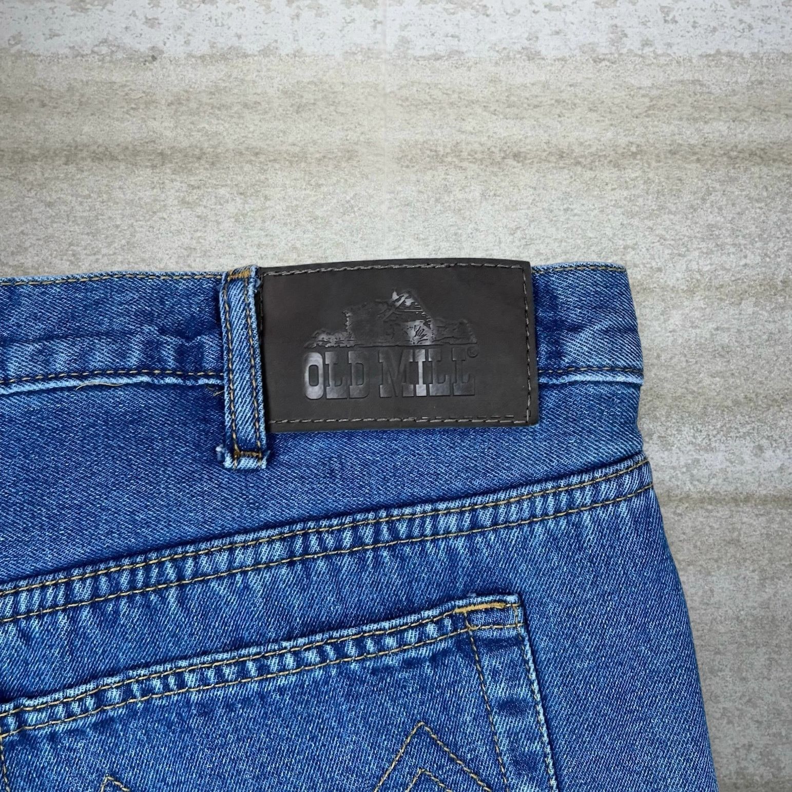 Vintage Vintage 90s Old Mill Jeans 42x30 Relaxed Medium Wash Size US 42 / EU 58 - 4 Thumbnail