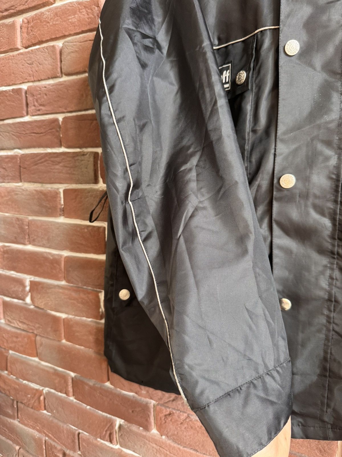 Belstaff Belstaff Nylon Windbreaker jacket vintage casual XL BLACK Size US XL / EU 56 / 4 - 6 Thumbnail