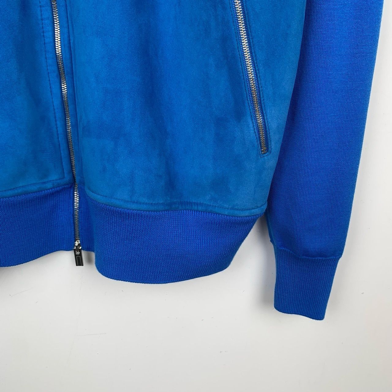 Hermes Hermès Mens L Blue Sheepskin & Wool Jacket W/Zipper & Pocket Size US L / EU 52-54 / 3 - 5 Thumbnail