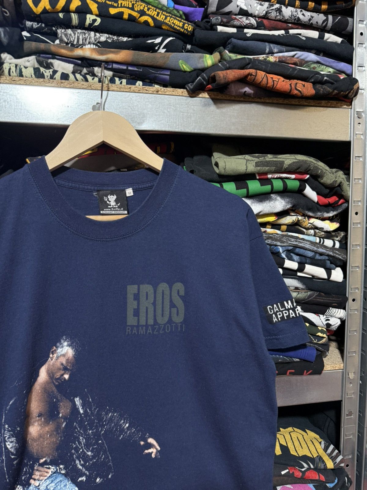 Band Tees × Vintage Vintage Eros Ramazzotti World Tour 2006 Band Rock T-Shirt Size US M / EU 48-50 / 2 - 3 Thumbnail