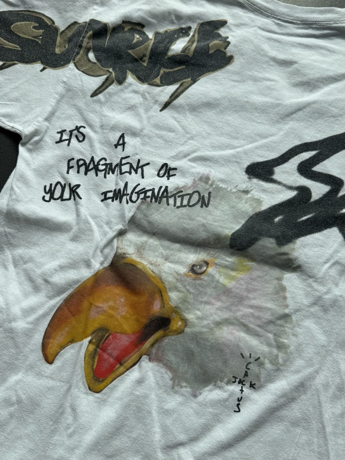 Travis Scott Travis Scott Cactus Jack for Fragment Sunrise T-Shirt White Size US S / EU 44-46 / 1 - 8 Thumbnail
