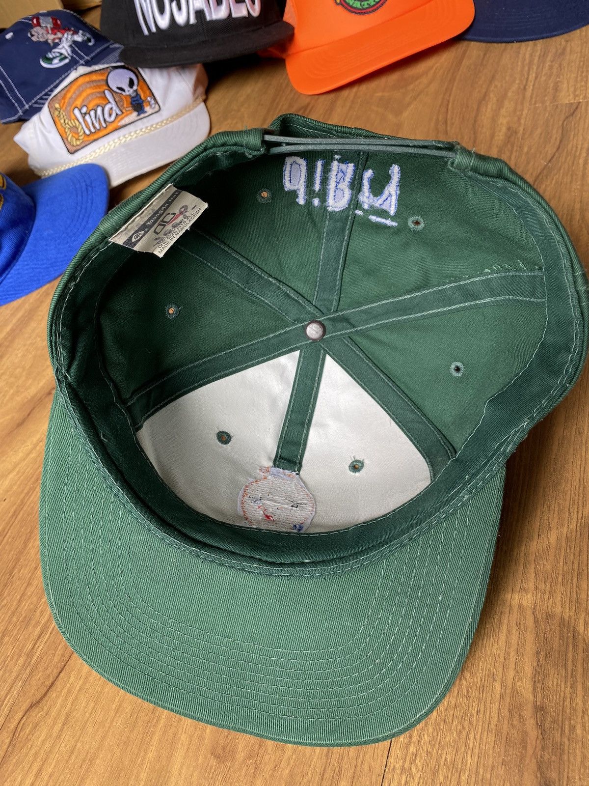 Band Tees × Vintage Vintage Sonic Youth Snapback Green Size ONE SIZE - 6 Thumbnail