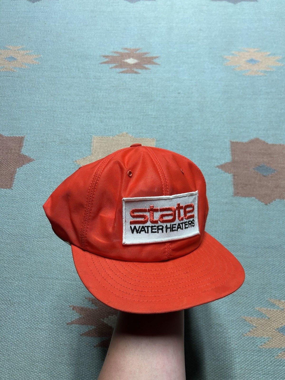 Vintage Vintage 70s hat trucker State Water Heaters patch Louisville Size ONE SIZE - 1 Thumbnail