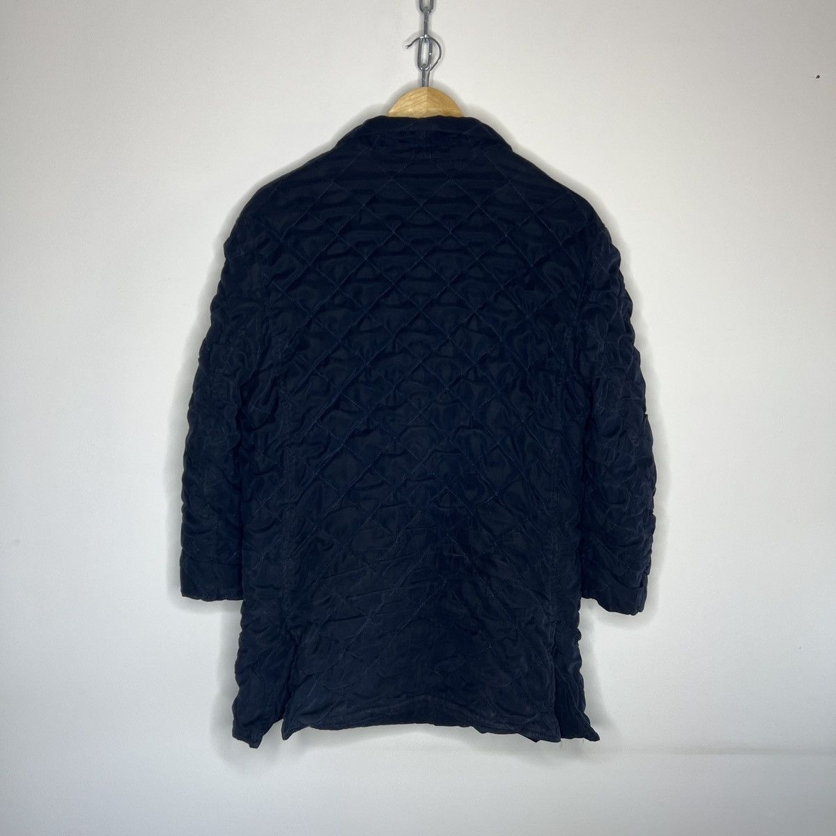 Hermes Women's Hermes Paris Quilted Jacket Coat Dark Navy Size 40 Size M / US 6-8 / IT 42-44 - 9 Thumbnail