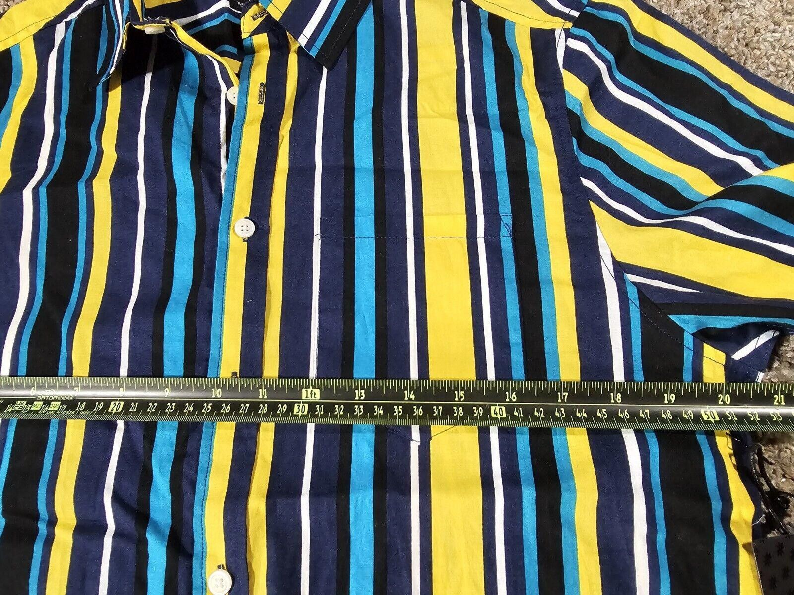 Designer rebel star the original rebel NWT striped button up shirt M Size US M / EU 48-50 / 2 - 5 Thumbnail