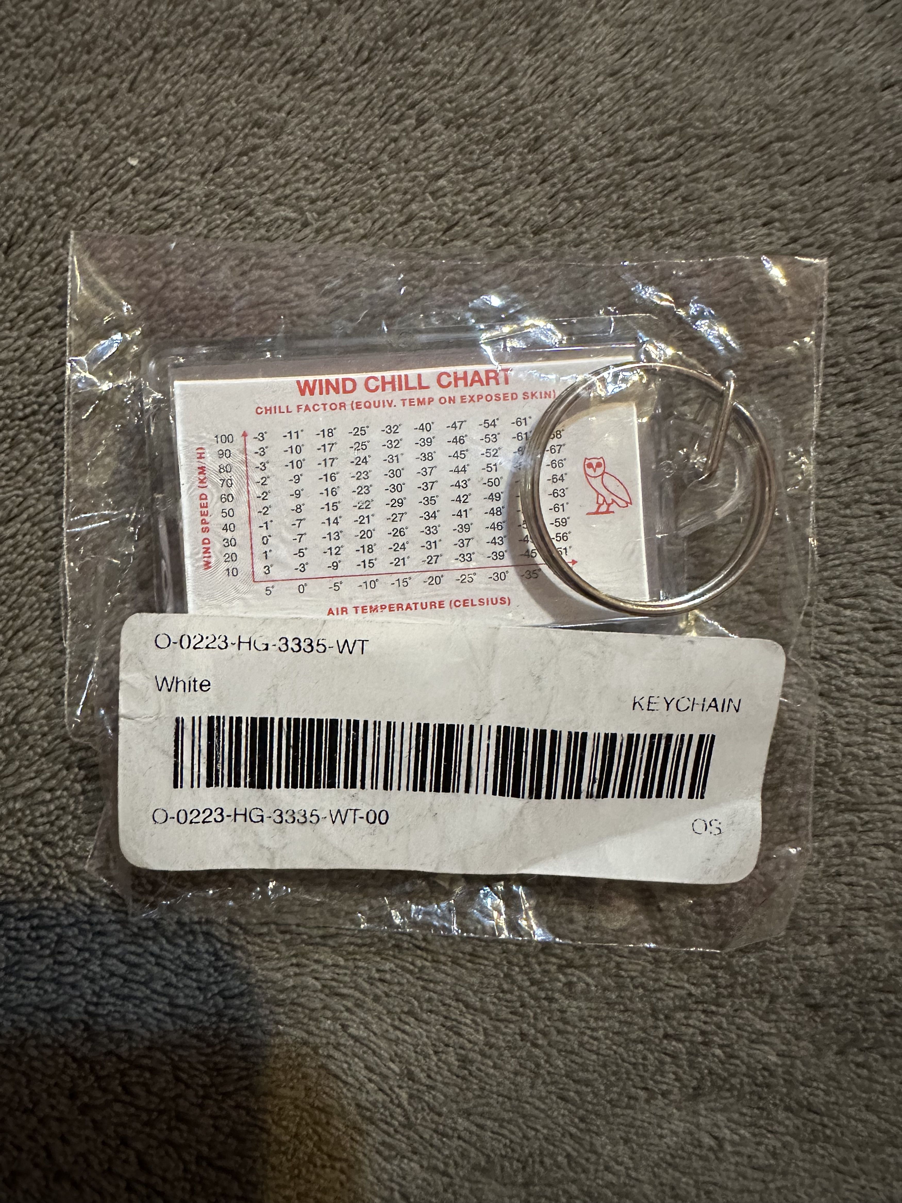 Drake OVO Thermometer + Compass Keychain (RARE) Size ONE SIZE - 2 Thumbnail