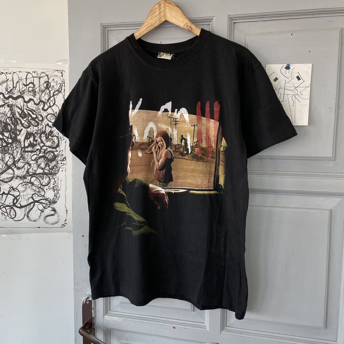 Band Tees × Vintage Vintage 00’s Korn Follow the Leader Nu Metal T-shirt Size US XL / EU 56 / 4 - 2 Thumbnail