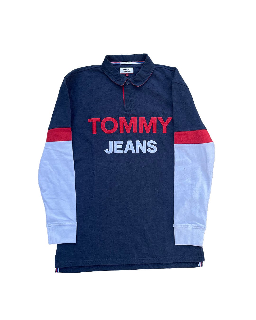 Tommy Jeans Tommy Jeans Relaxed Fit Long Sleeve Polo Shirt Size US S / EU 44-46 / 1 - 1 Thumbnail
