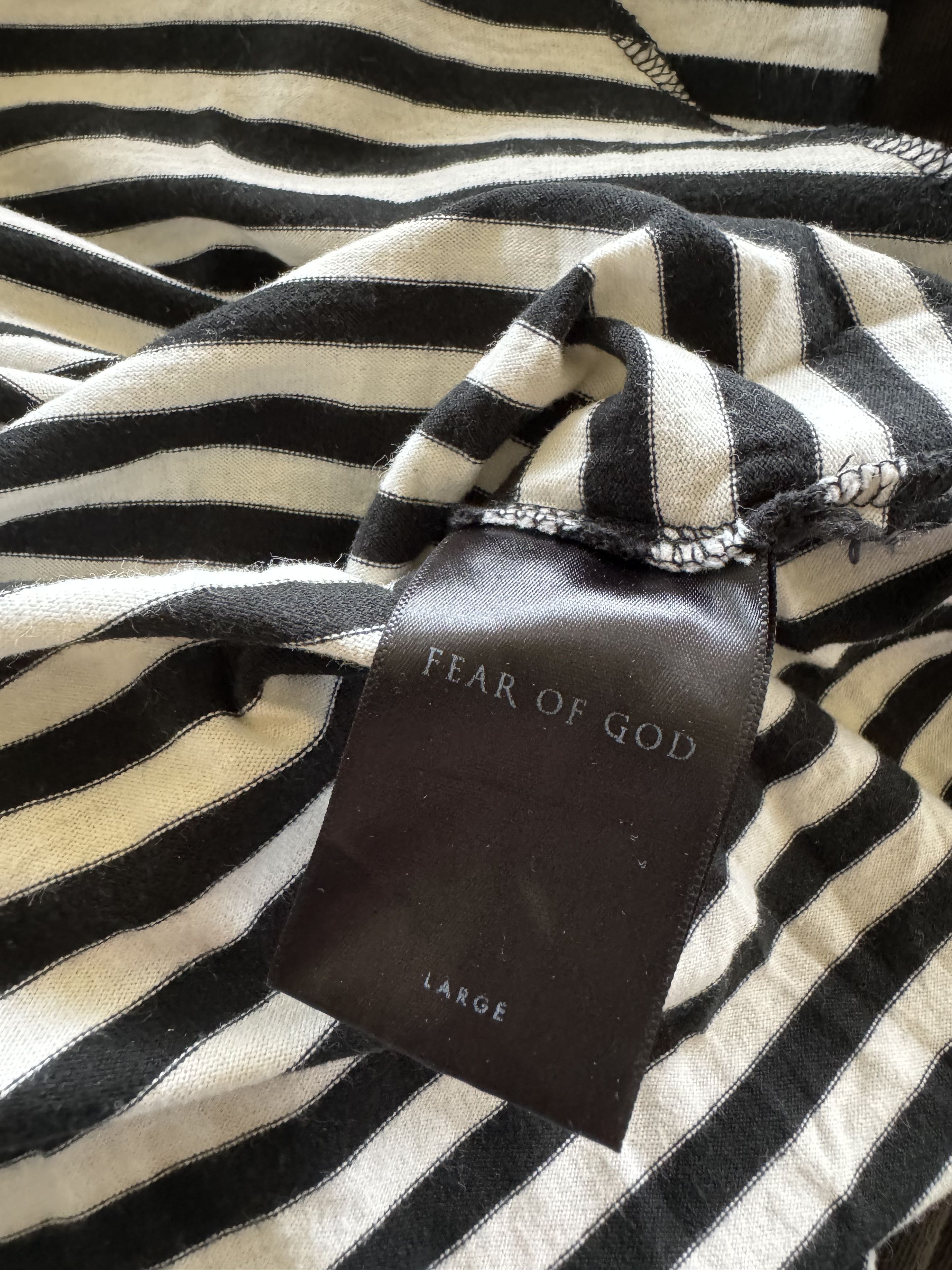 Fear of God Fear Of God Striped Long Sleeve 3rd Collection Size US L / EU 52-54 / 3 - 7 Thumbnail