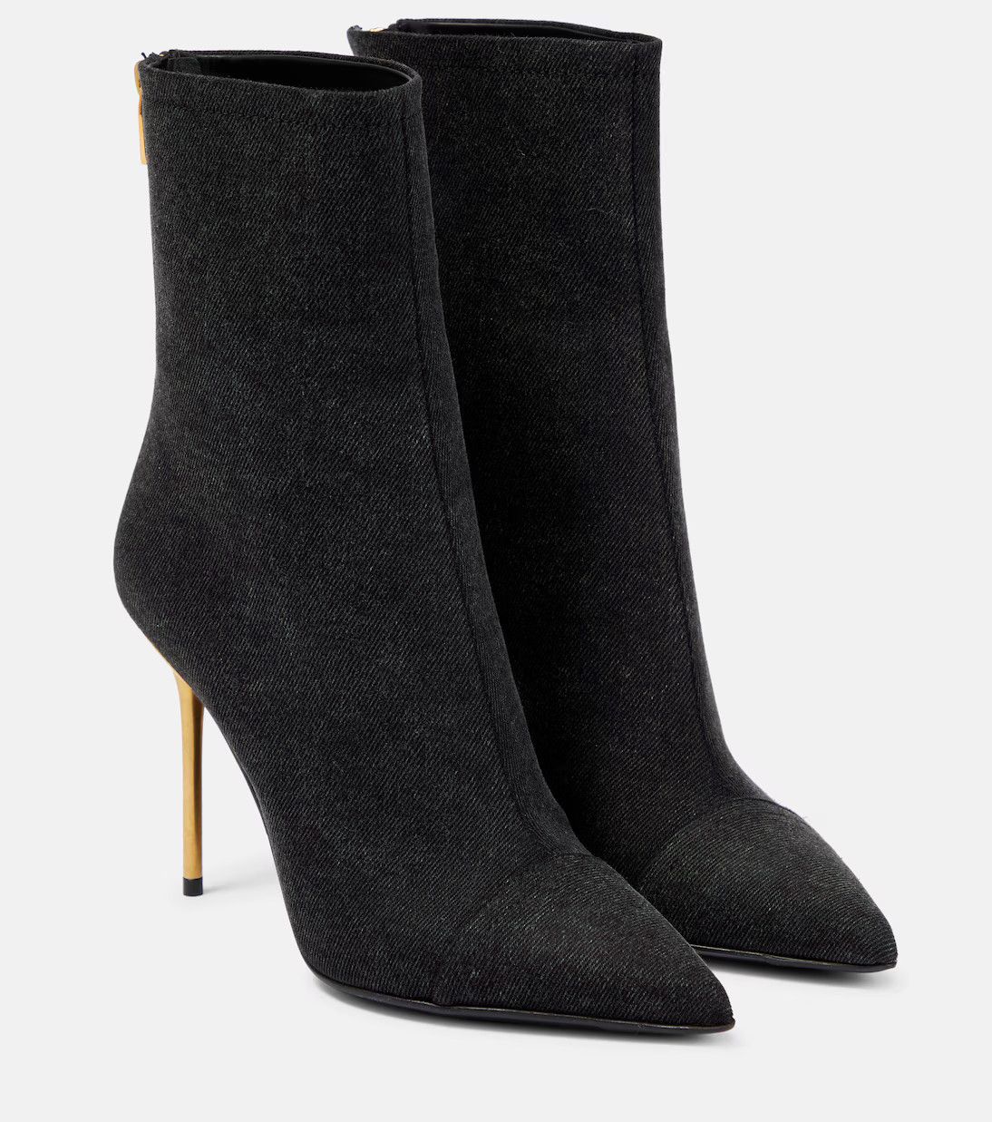 Balmain o1y0525 Ankle Boots in Black Size US 5 / IT 35 - 1 Thumbnail