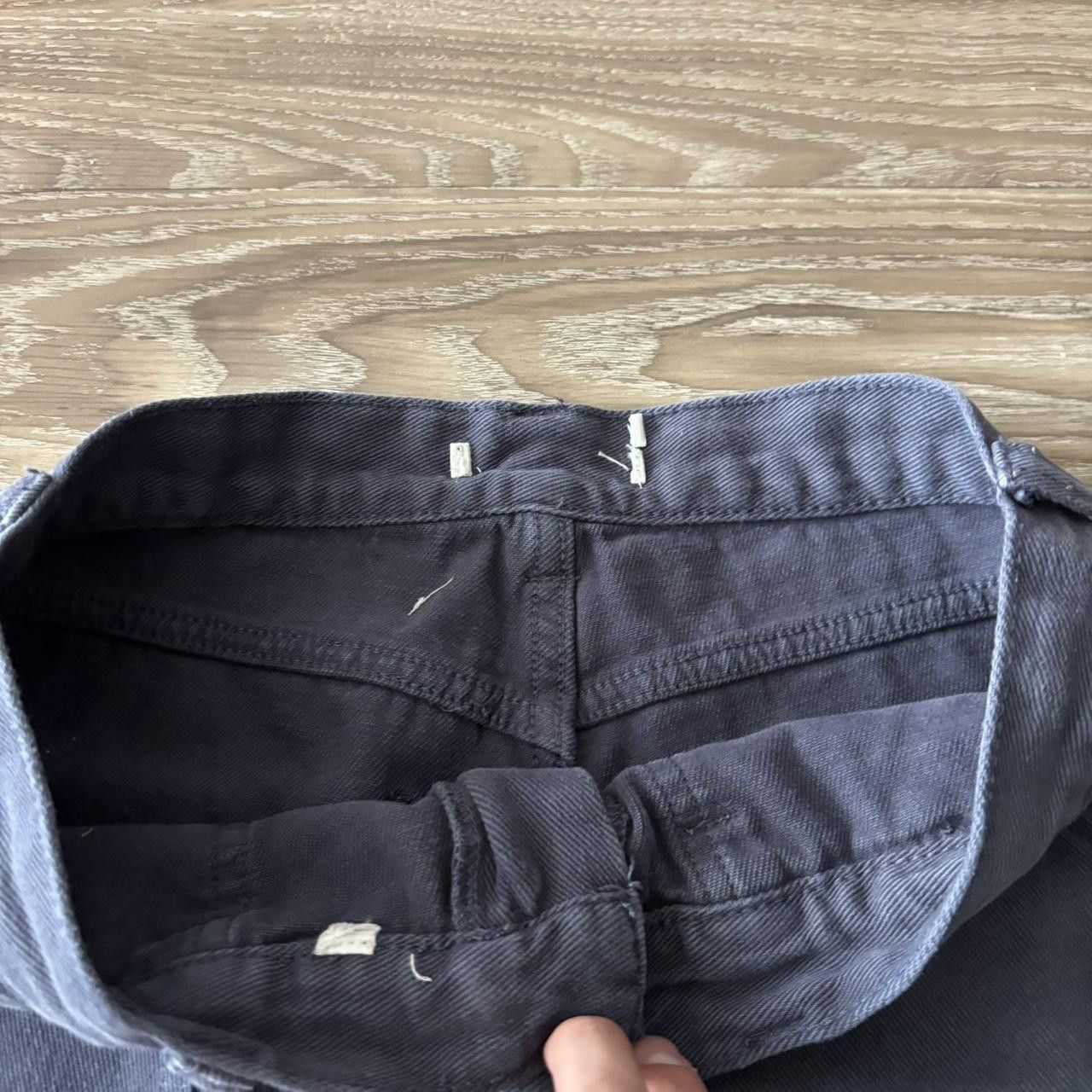 Japanese Brand Crazy Vintage Y2K/2000s Navy Blue Skater Style Cargo Pants! 29x31 Size US 29 - 8 Thumbnail
