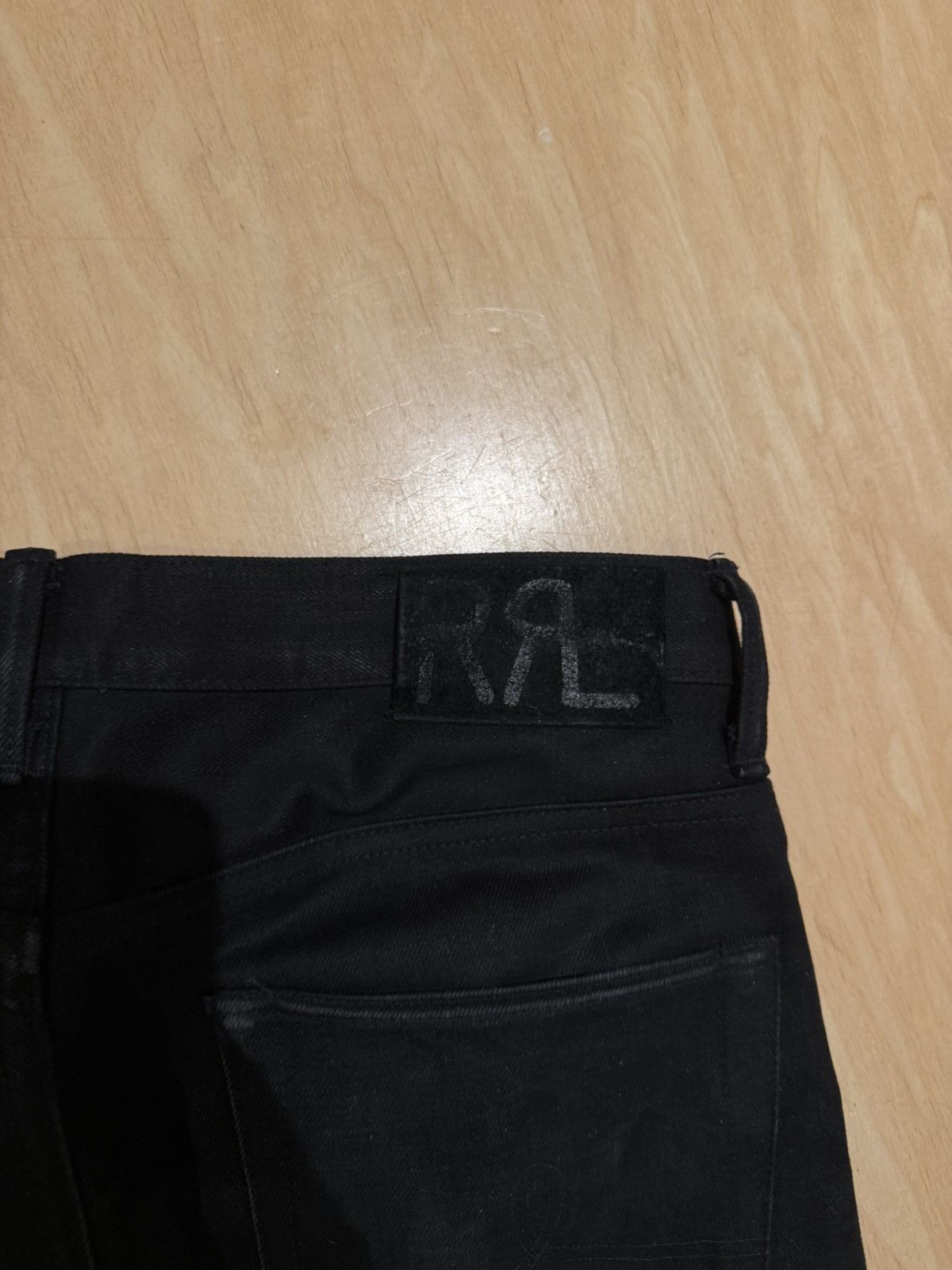 RRL Ralph Lauren RRL ralph lauren Slim Fit Black Selvedge Jean 31x32 Size US 31 - 11 Thumbnail