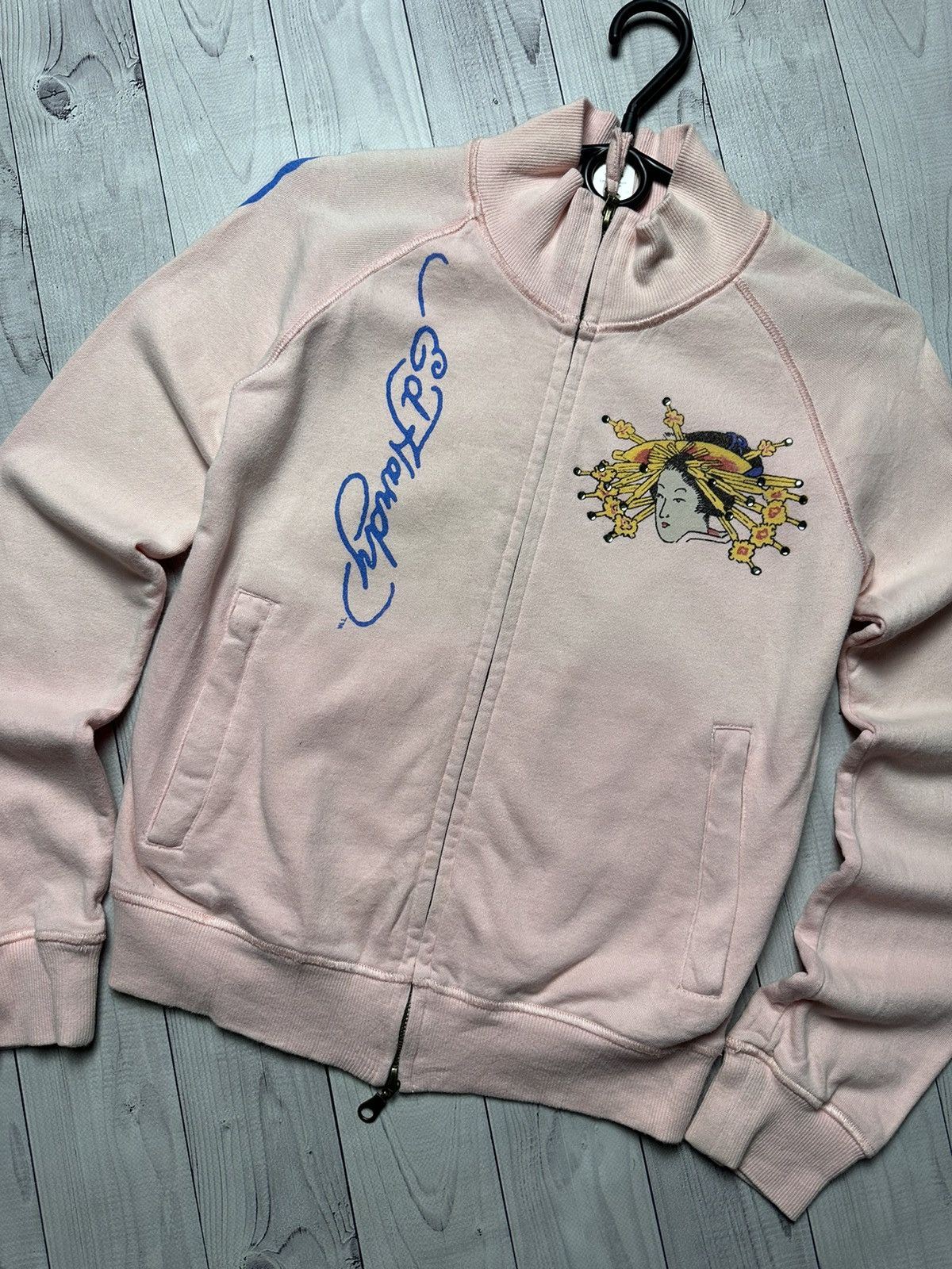 Ed Hardy × Vintage Vintage Ed Hardy zip hoodie jacket logo rare size Women’s Xs Size XS / US 0-2 / IT 36-38 - 3 Thumbnail