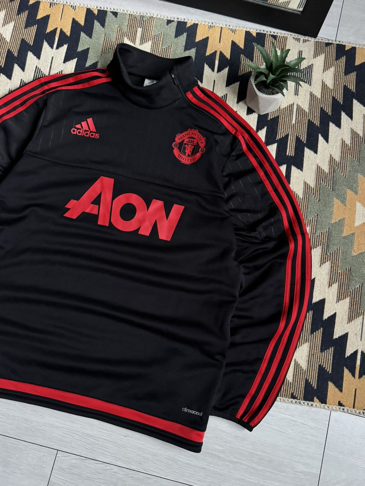 Adidas Adidas Manchester United 2015 Blockcore Training Jacket Size US M / EU 48-50 / 2 - 4 Thumbnail