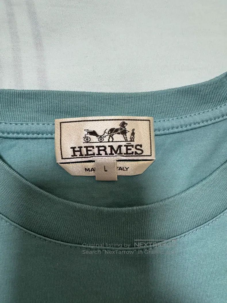 Hermes Hermes Knitted short-sleeved shirt Size US L / EU 52-54 / 3 - 6 Thumbnail