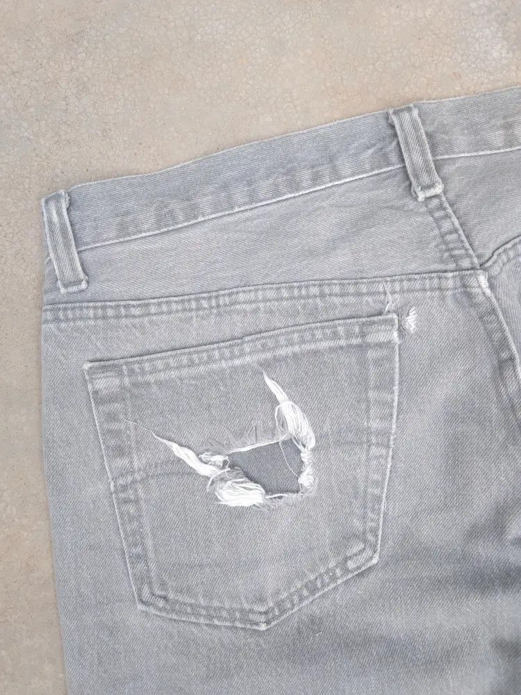 Levi's 80s Vintage Levi's 501 Made In USA Jeans Grey 33x30 Size US 33 - 3 Thumbnail