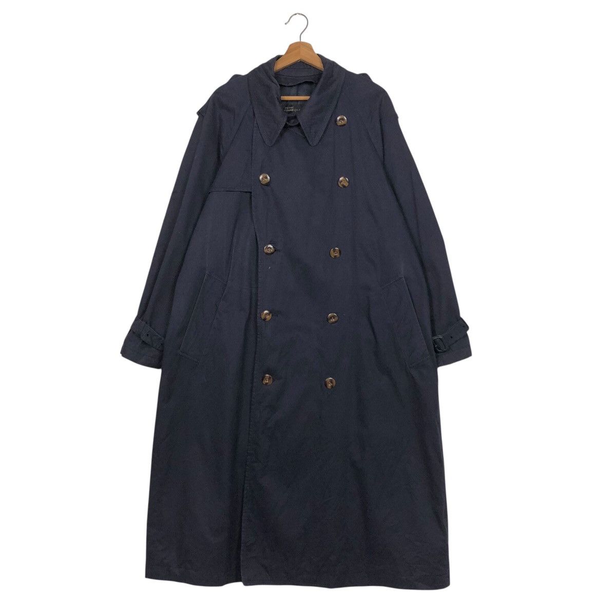 Japanese Brand 📌Rich Blue Vtg Long Jacket Comme Ca Ism Mode Issey Miyake Size US M / EU 48-50 / 2 - 3 Thumbnail