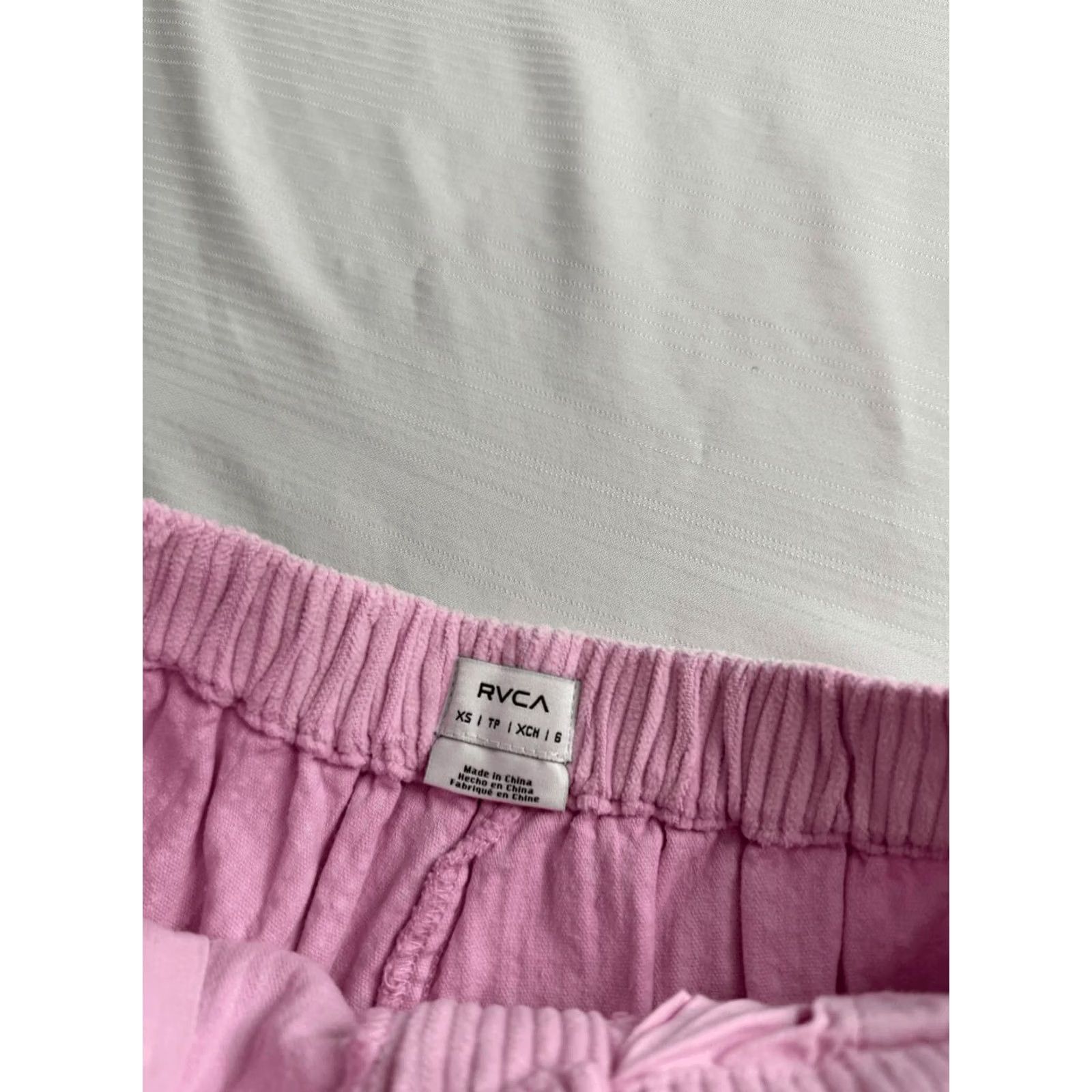 Rvca Shorts Adult Xs Pink Corduroy Daylight New, Women's (Size 26) — image 2 of 6