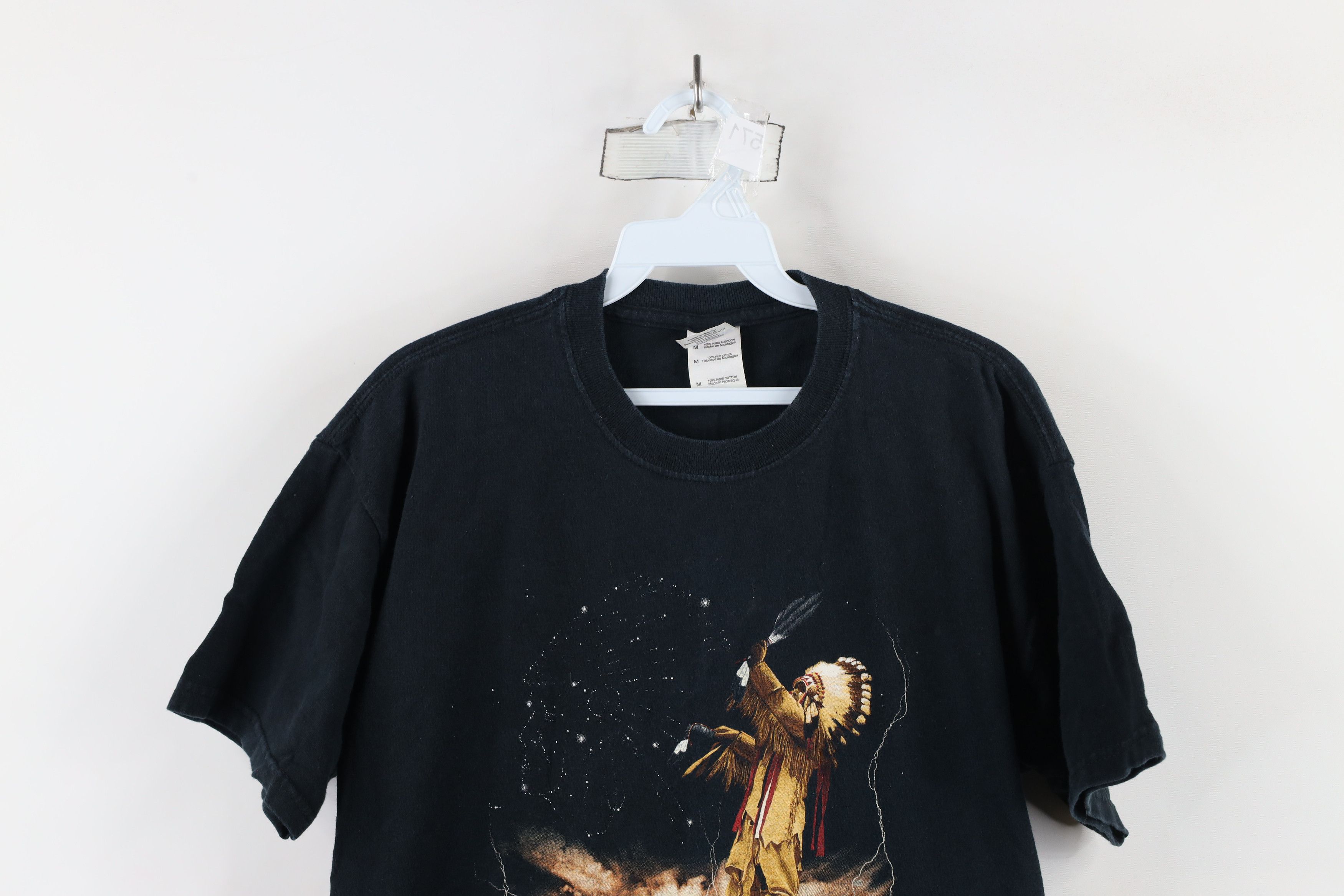Vintage Vintage Y2K Streetwear Horse Nature Indian Michigan T-Shirt Size US M / EU 48-50 / 2 - 2 Thumbnail